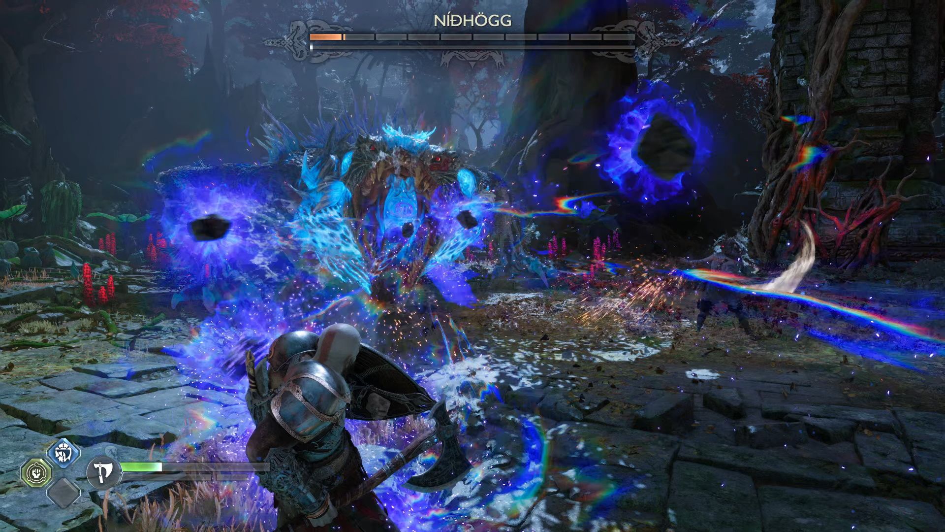 God Of War Ragnarok, Vanaheim, Nidhogg Scattershot Being Blocked