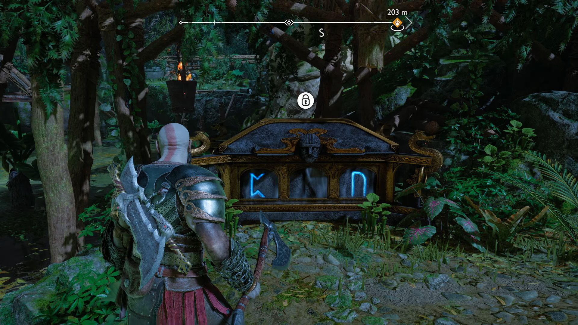 God Of War Ragnarok, Vanaheim, Nornir Chest Near Crane