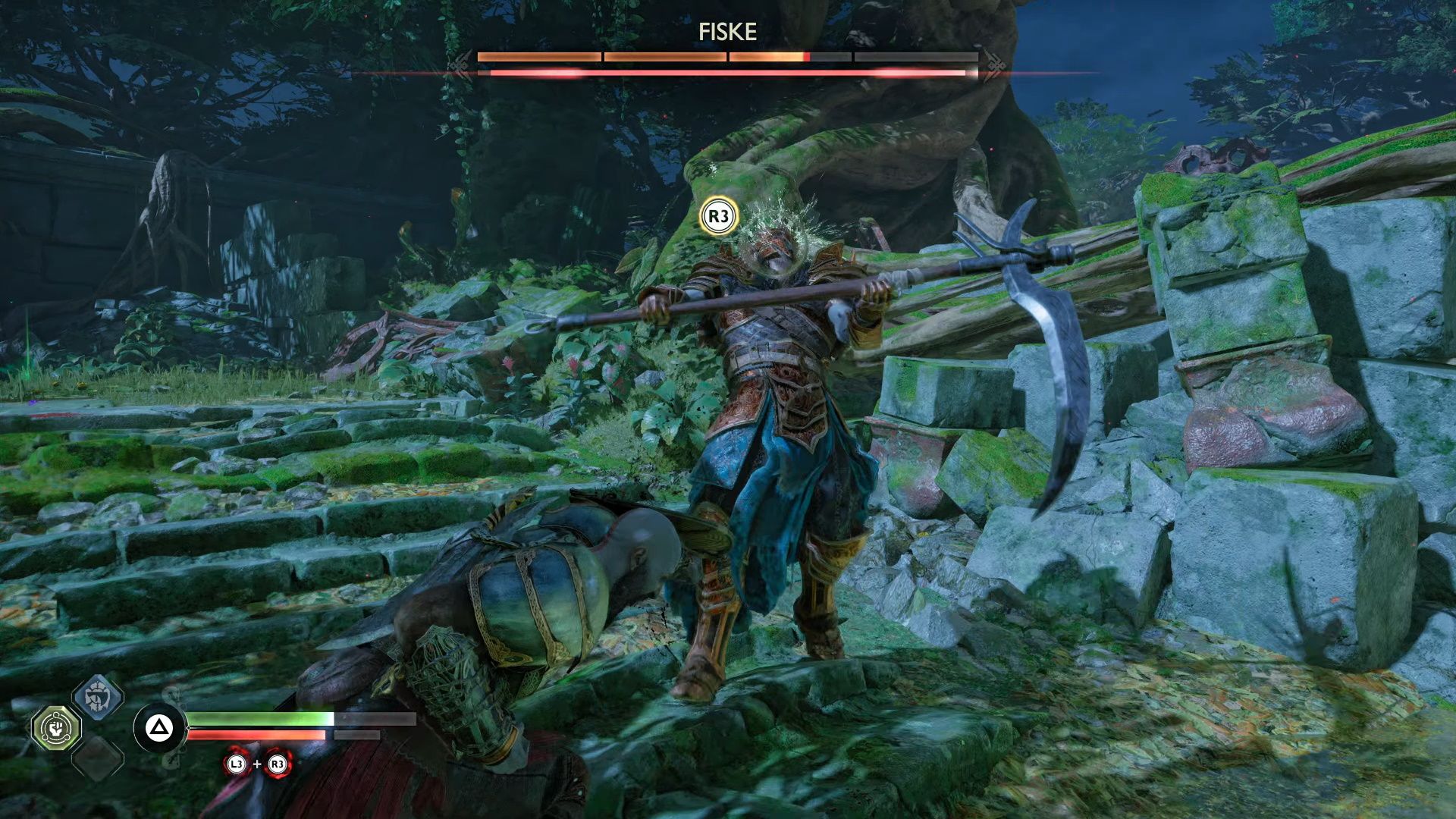 God Of War Ragnarok, Vanaheim, Punching Fiske Super Hard