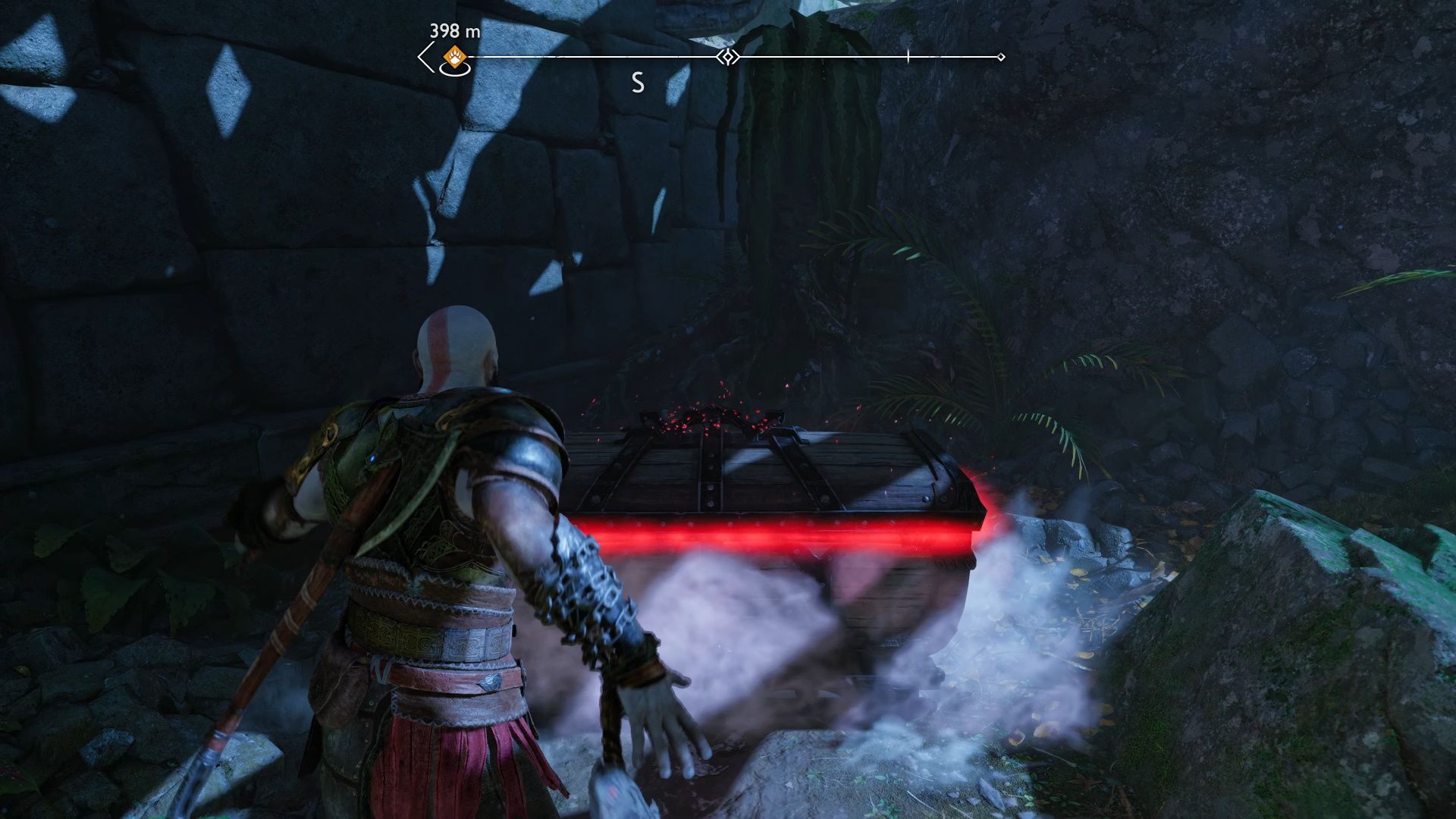 God Of War Ragnarok, Vanaheim, Using Freya's Power To Get The Red Chest