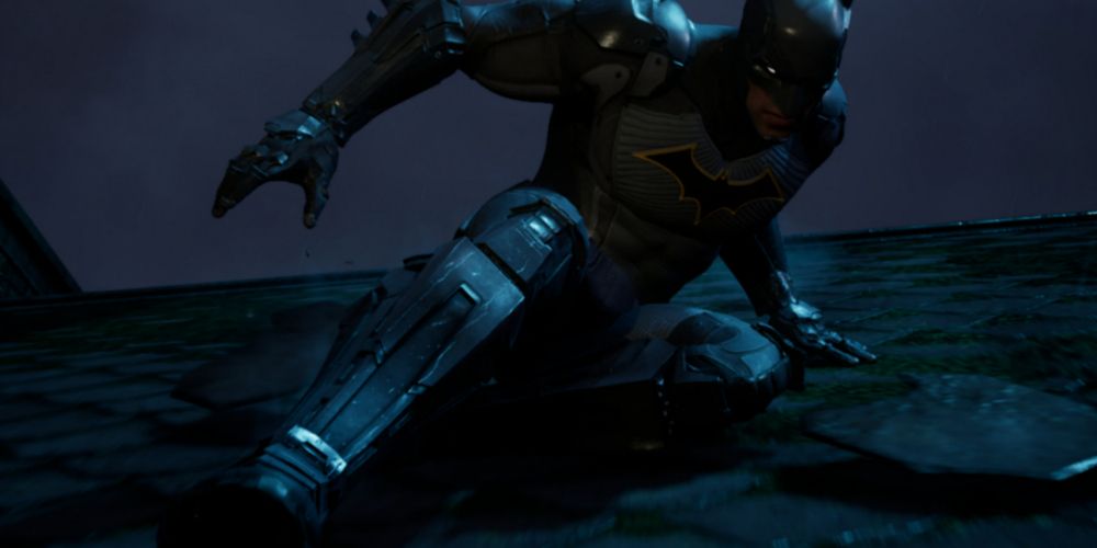 Gotham Knights mod Batman Dick Grayson as the Dark Knight