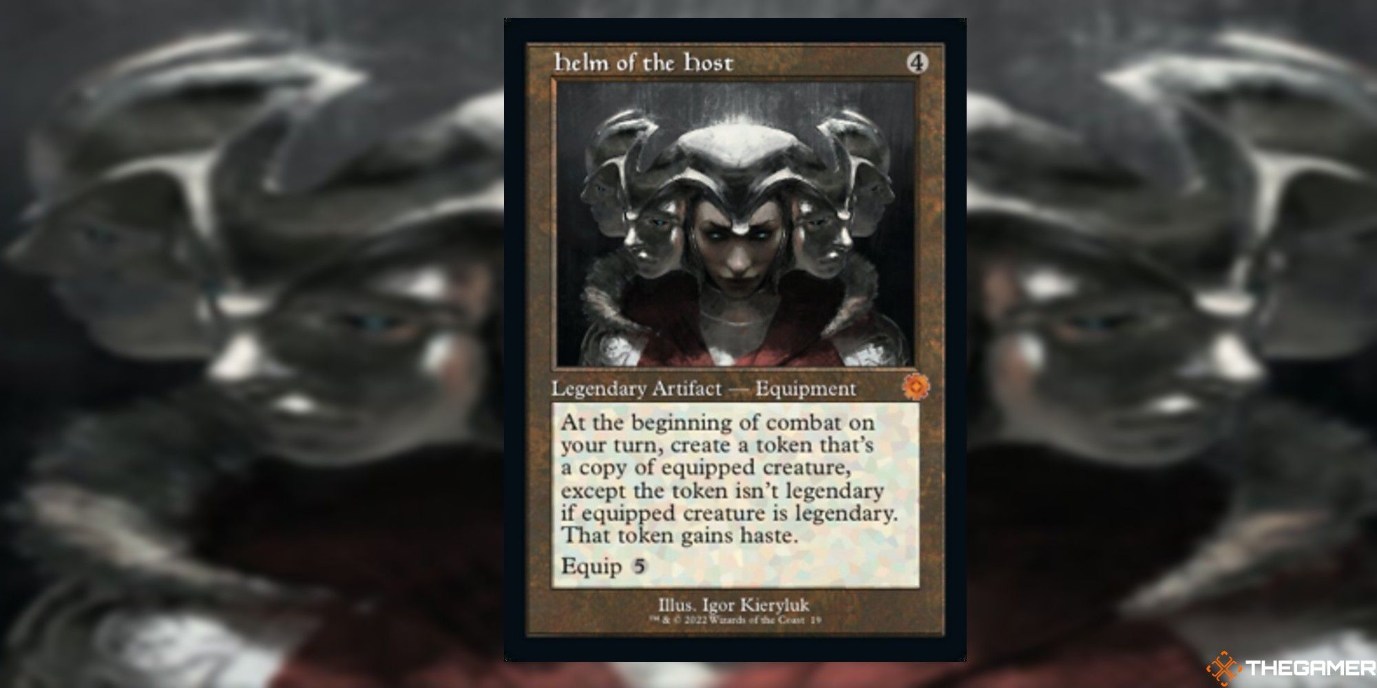 Helm of the Host full card and art background