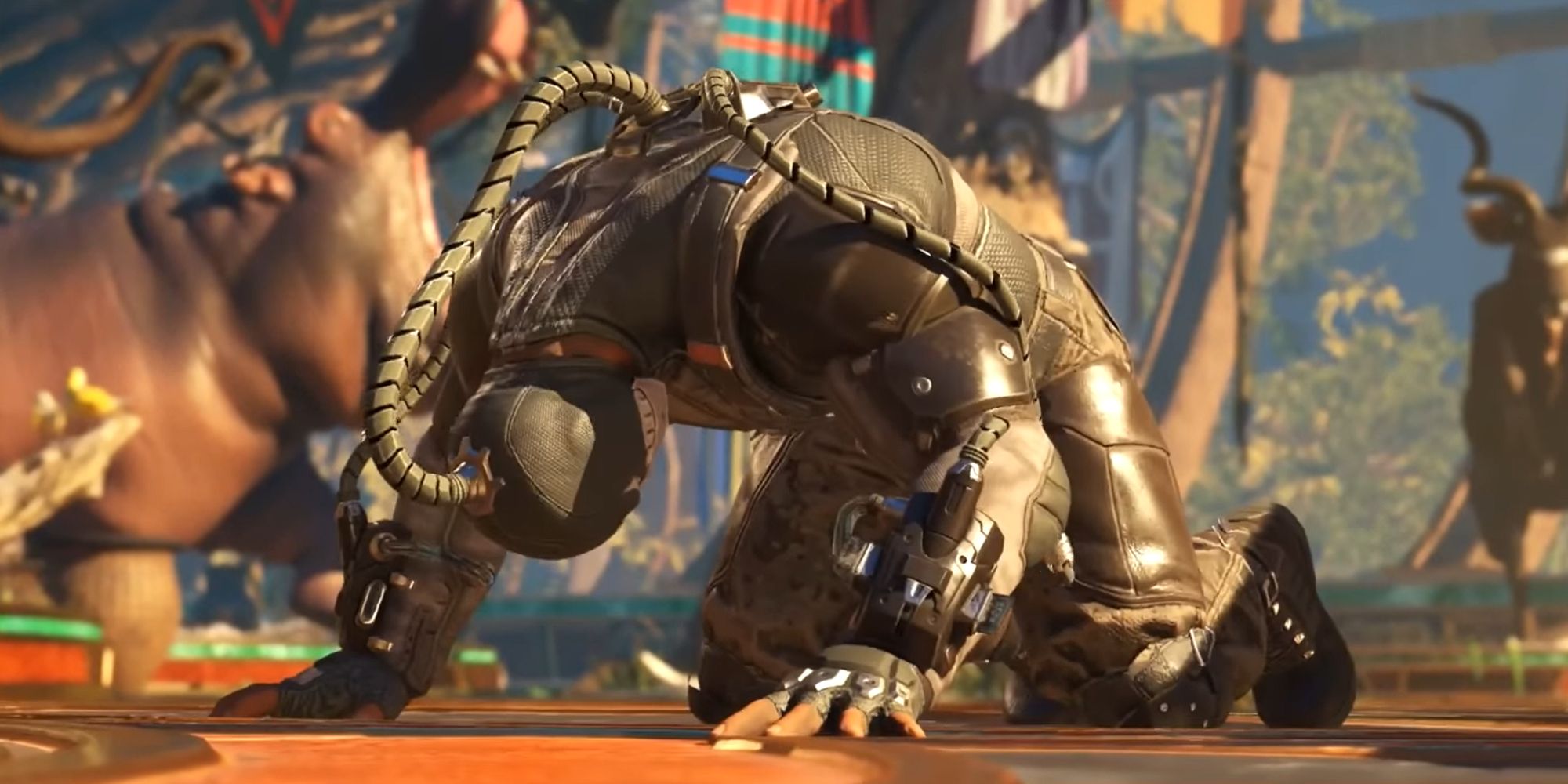 Injustice 2 Bane On Ground Defeated