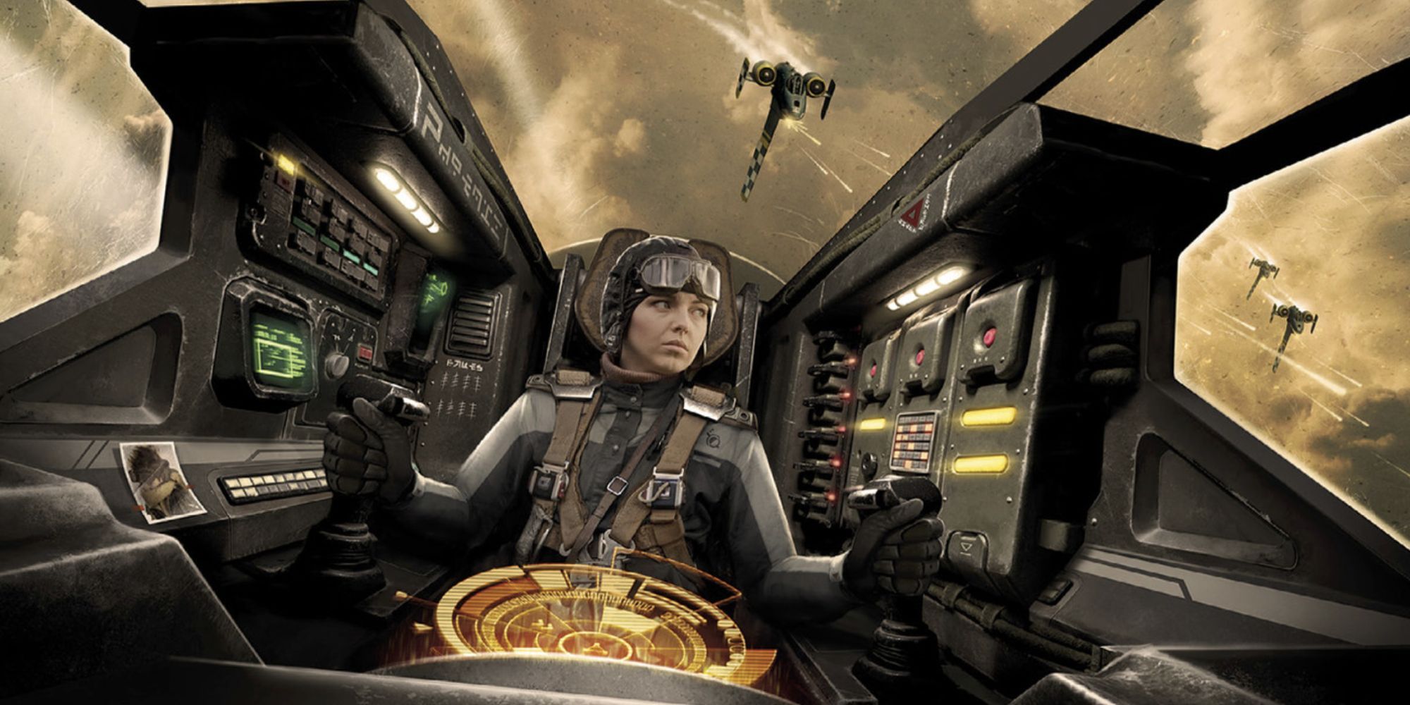 Ironswrorn Starforged TTRPG Art Piloting Spacecraft