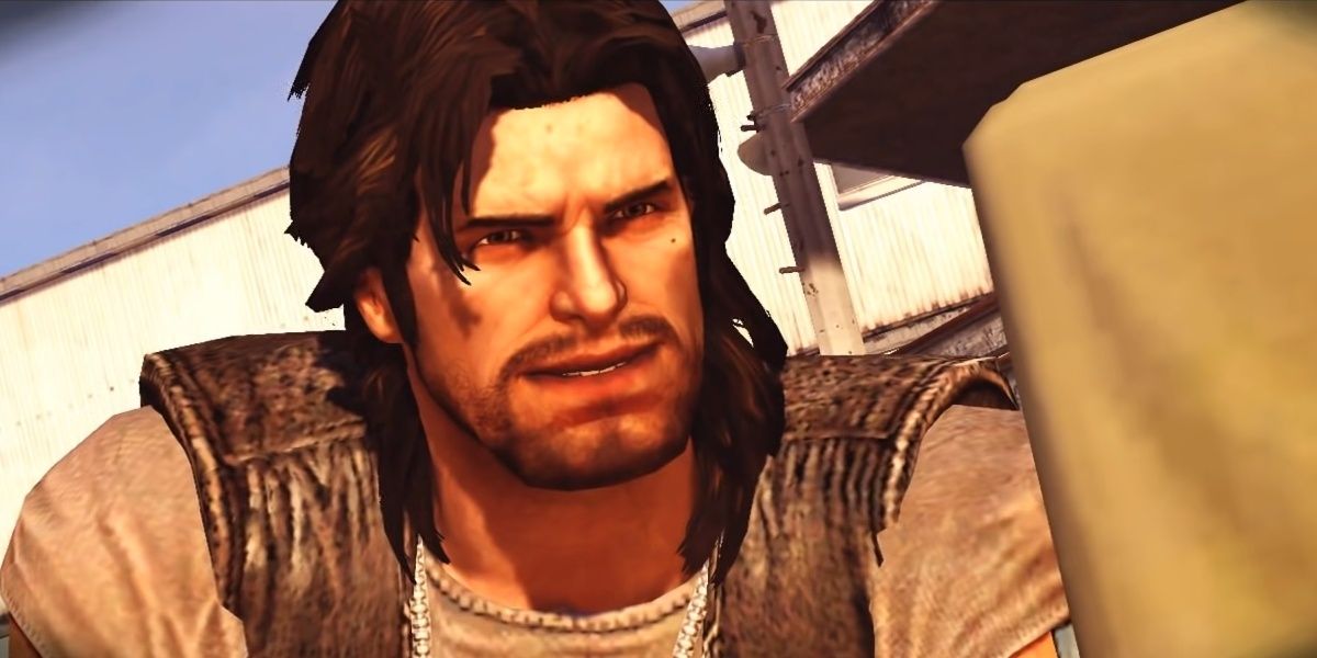 Jake Conway's grin in Ride to Hell Retribution.