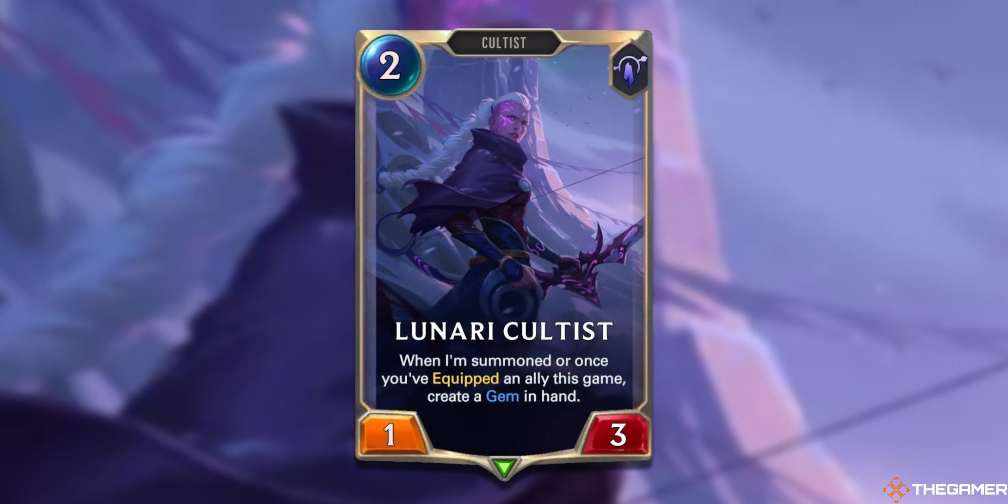 Legends of Runeterra Lunari Cultist card lor