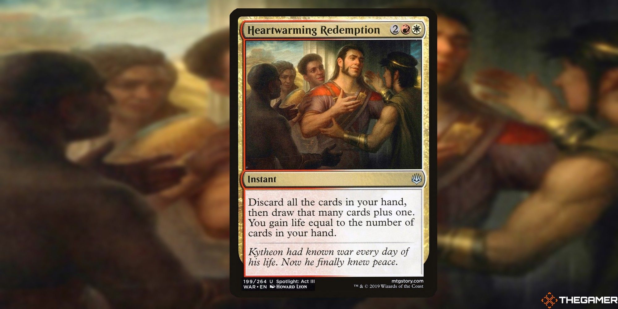 MTG Heartwarming Redemption Card And Background