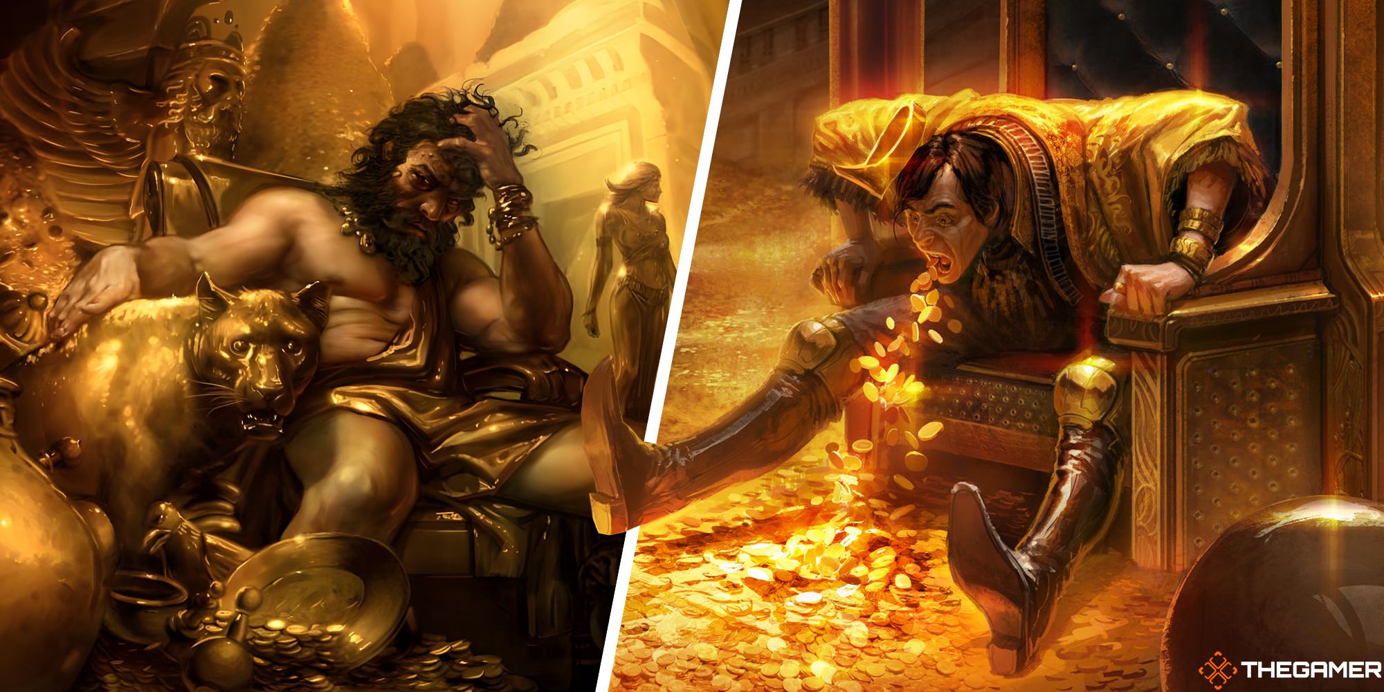 MTG Stock - King Macar the Gold-Cursed and Greed