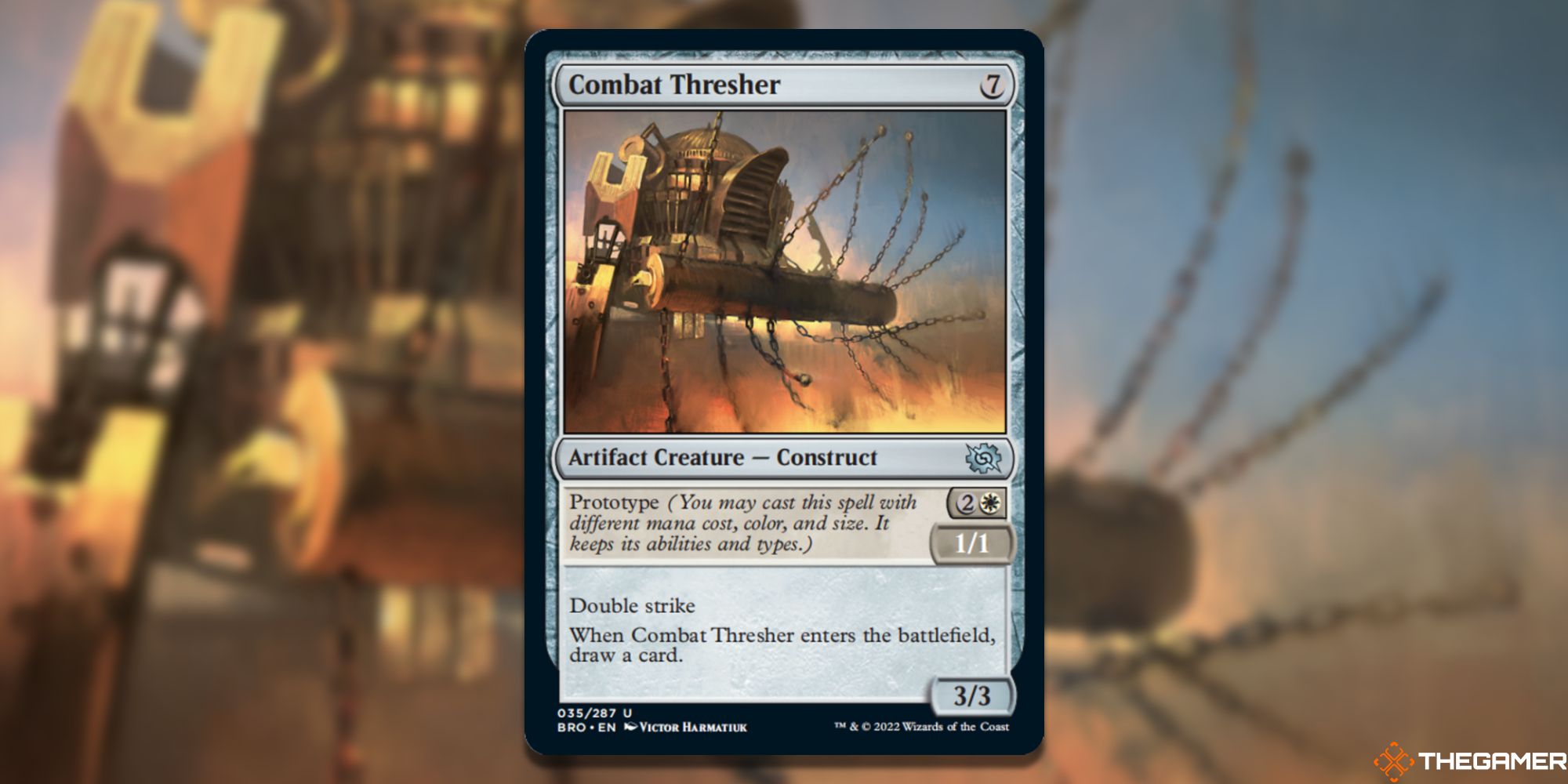 Magic The Gathering – The Brothers' War All Prototype Cards Ranked Combat Thresher