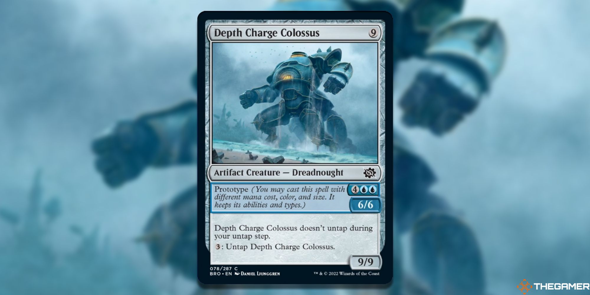 Magic The Gathering – The Brothers' War All Prototype Cards Ranked Depth Charge Colossus