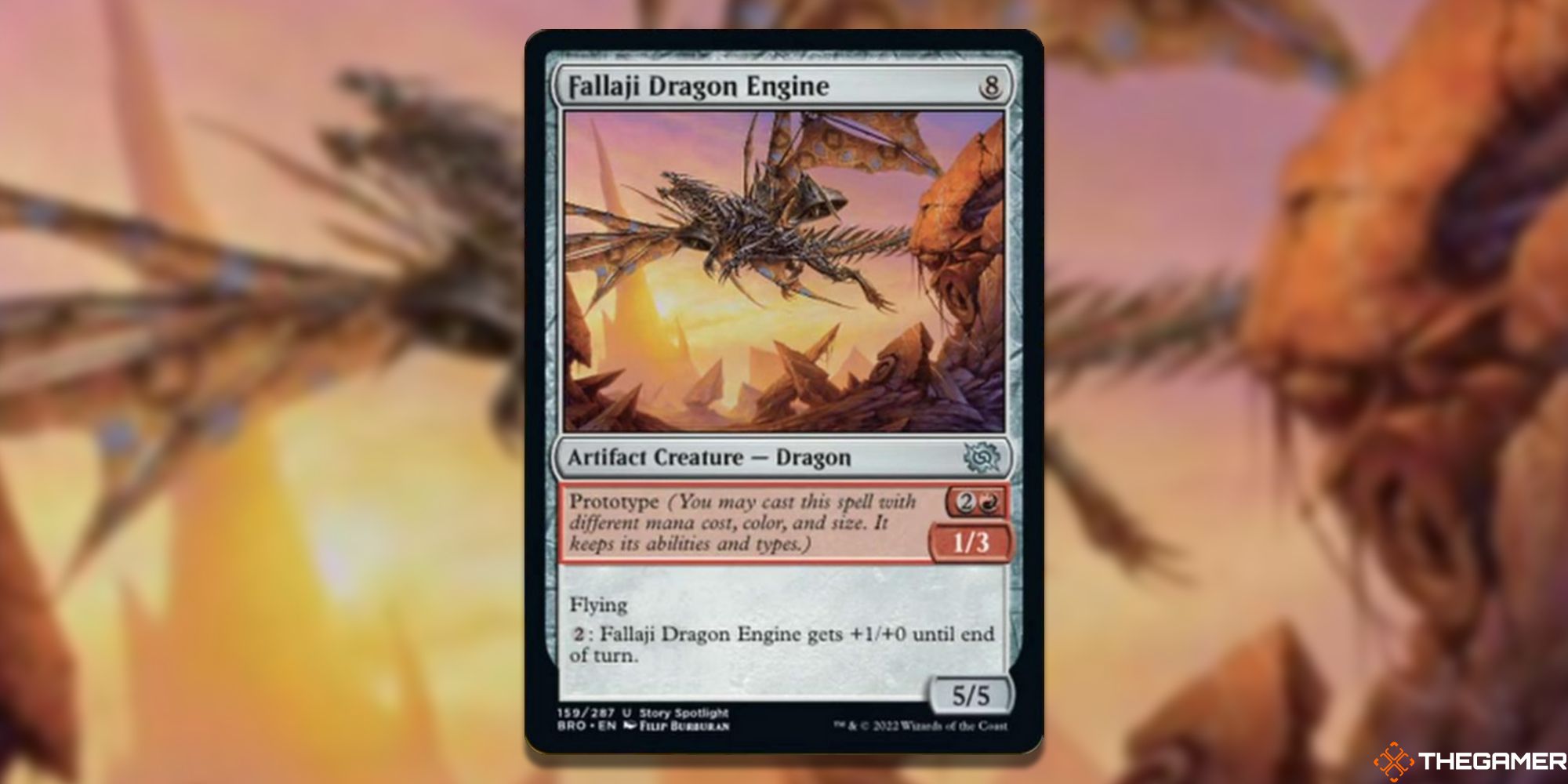 Magic The Gathering – The Brothers' War All Prototype Cards Ranked Fallaji Dragon Engine