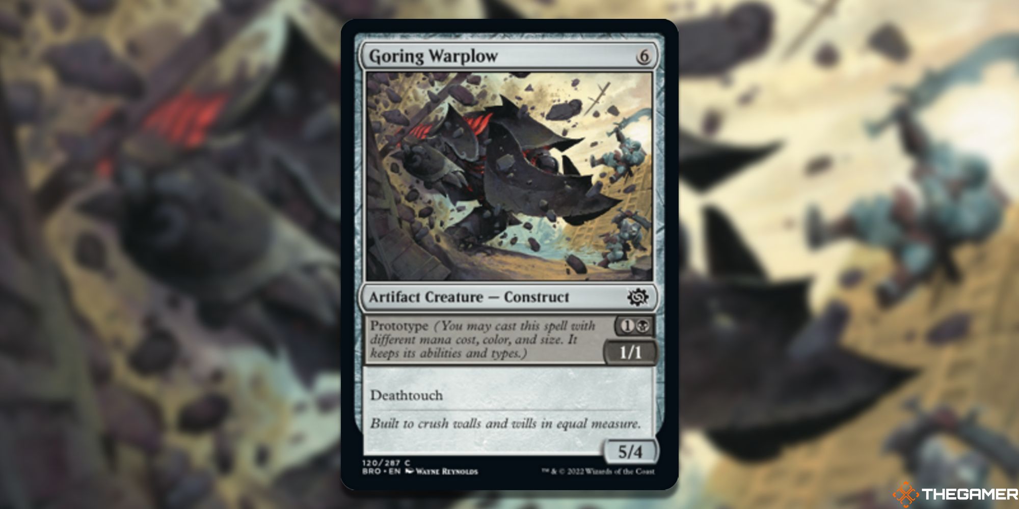 Magic The Gathering – The Brothers' War All Prototype Cards Ranked Goring Warplow