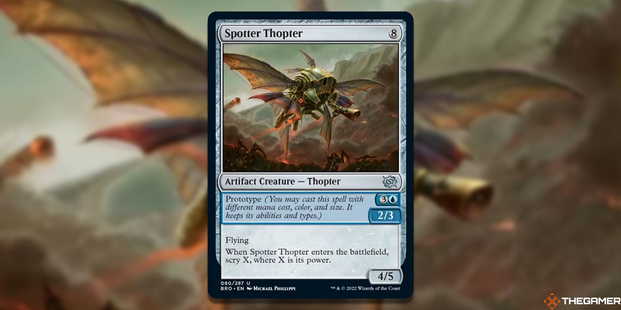 Magic The Gathering – The Brothers' War All Prototype Cards Ranked Spotter Thopter