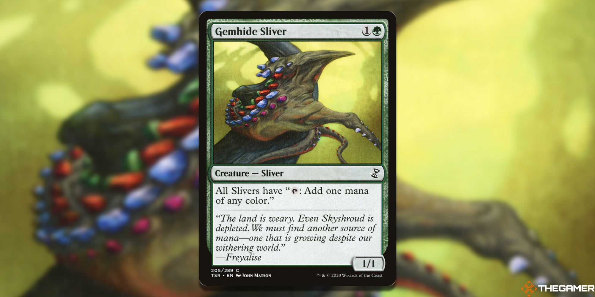 Magic The Gathering – Gemhide Sliver