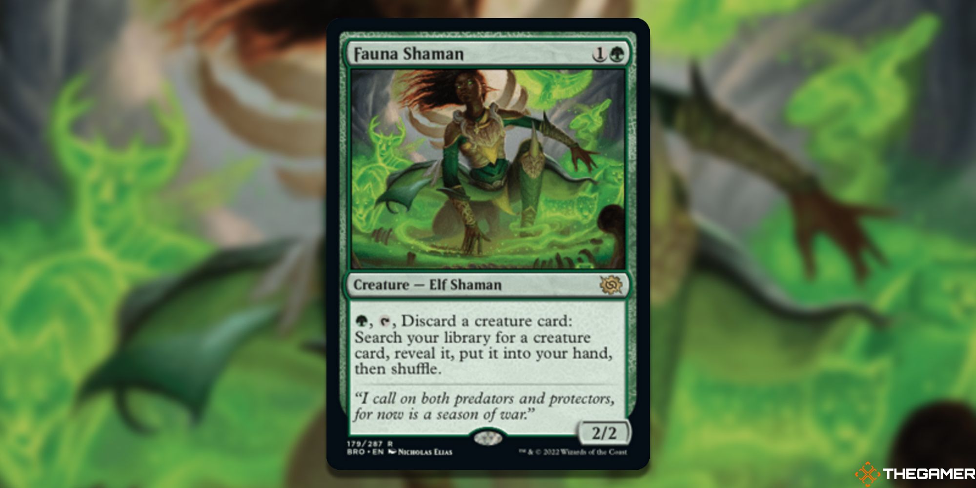 Magic the Gathering Best Green Cards In The Brothers War Fauna Shaman