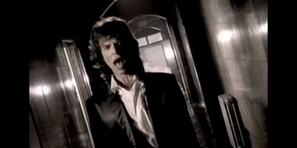 Mick Jagger in his "Sweet Thing" music video