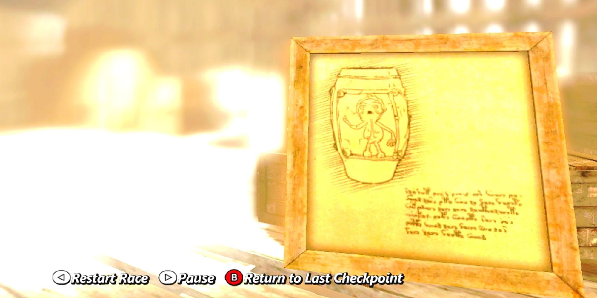 One of the many clues in the Trials Evolution ARG.