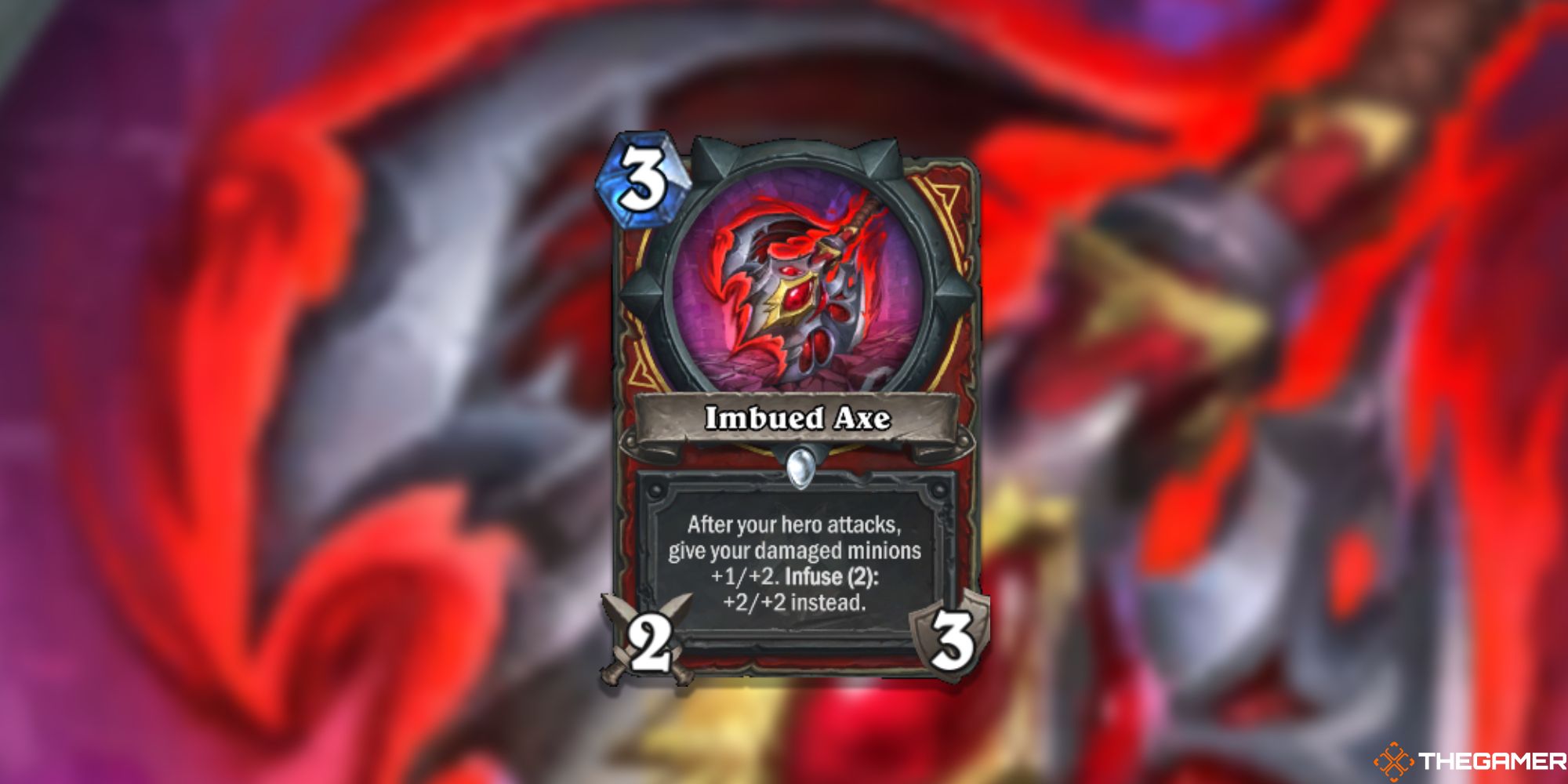 Imbued Axe Hearthstone Card