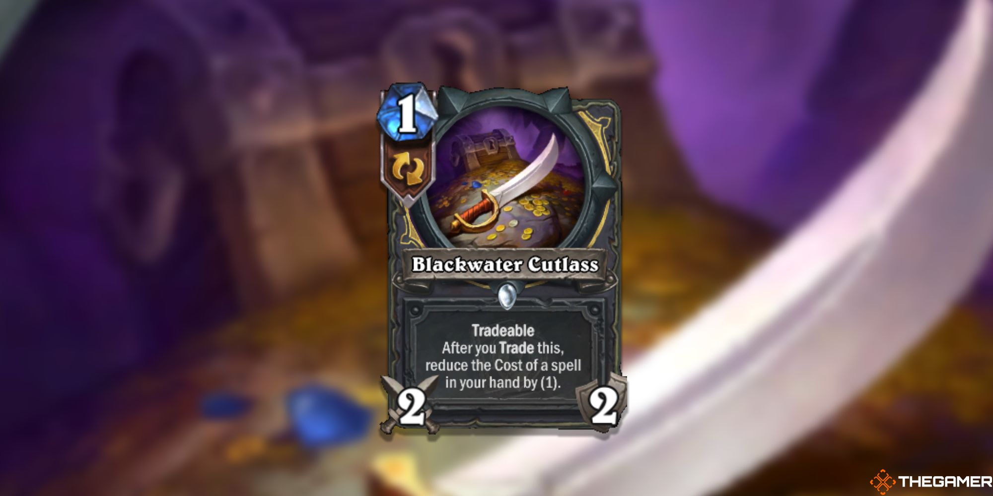Blackwater Cutlass Hearthstone Card