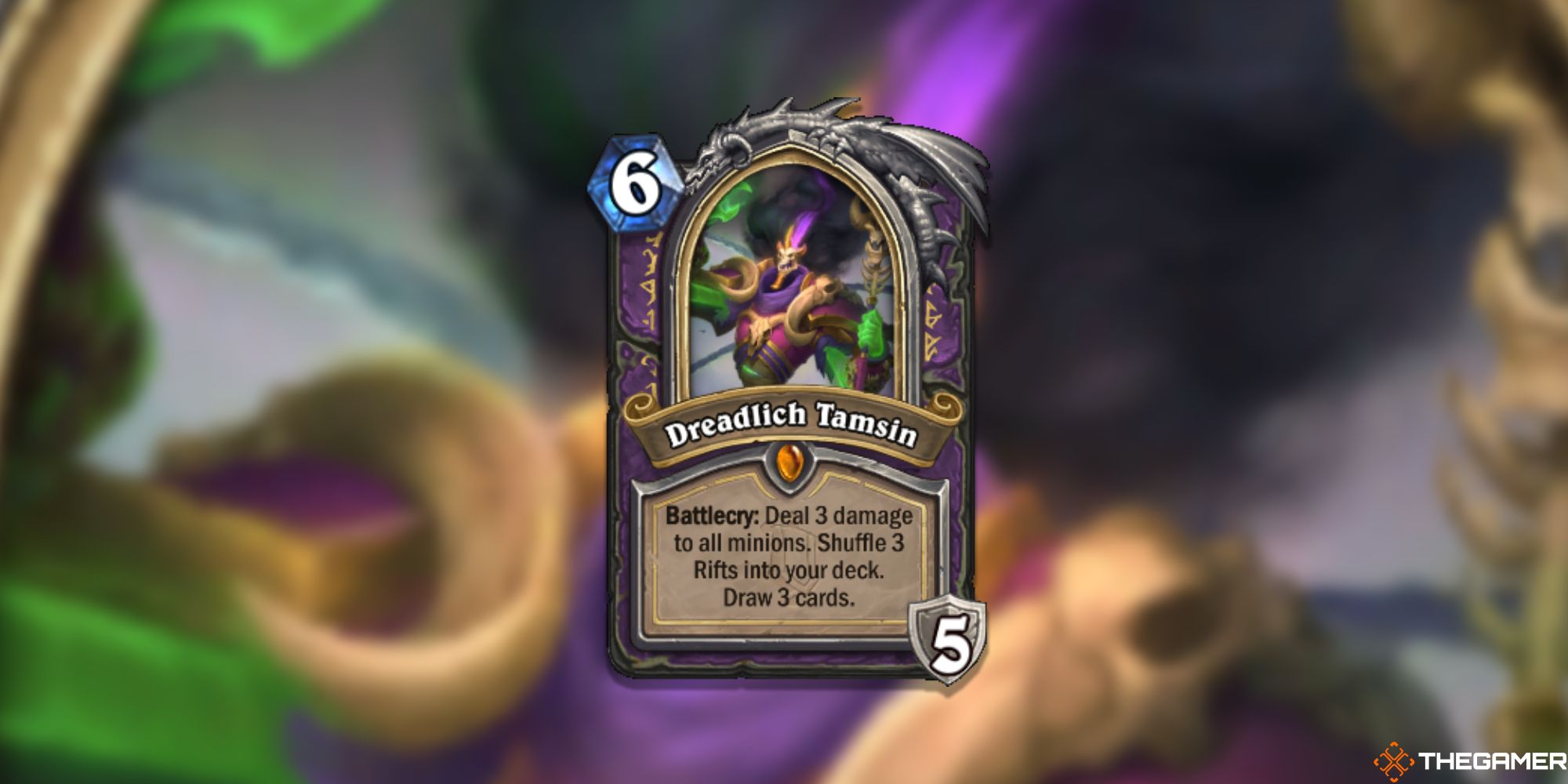 Dreadlich Tamsin Hearthstone Card