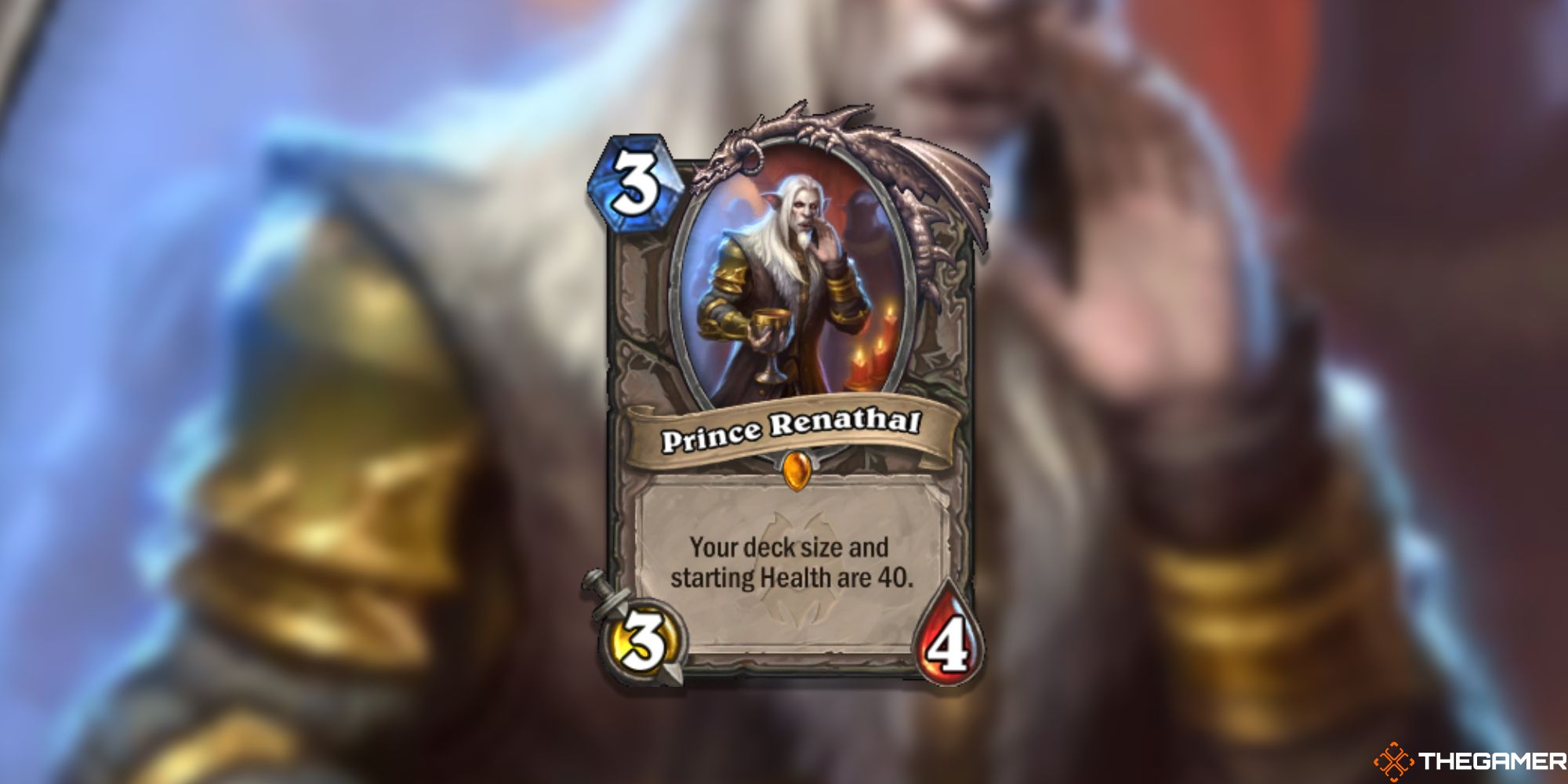 Prince Renathal Hearthstone Card