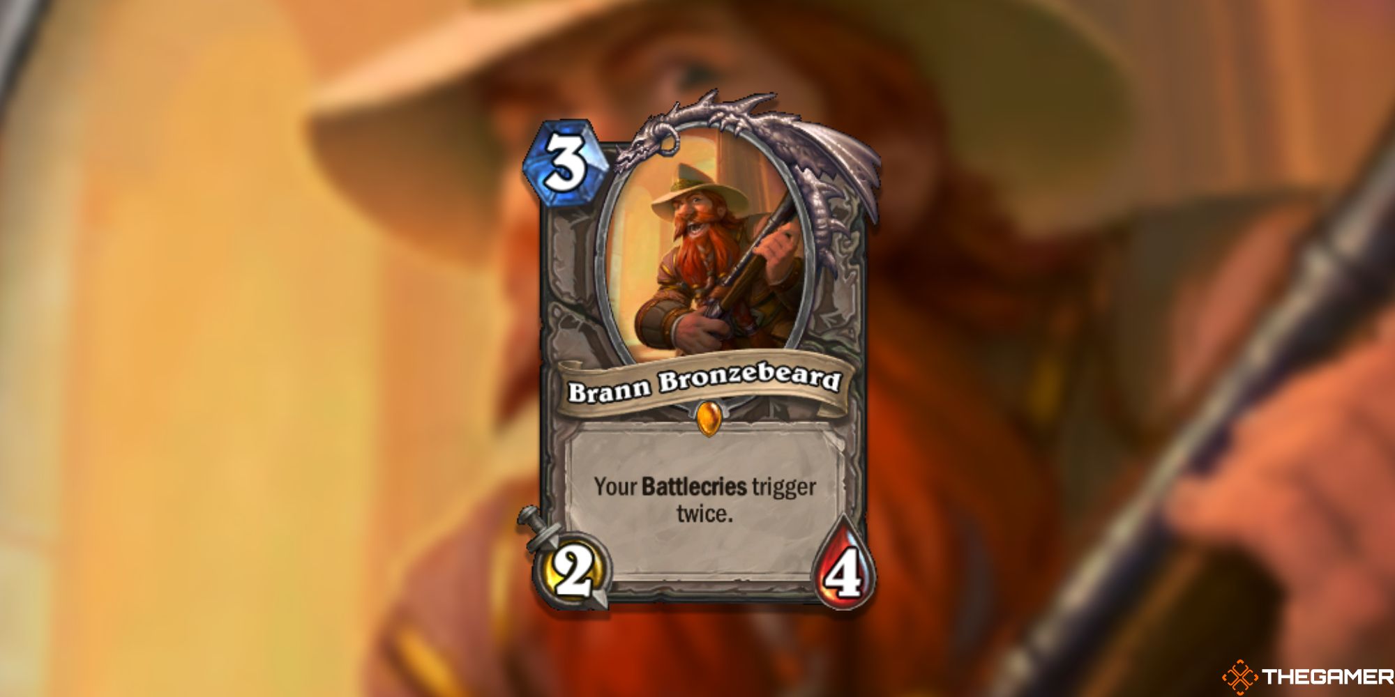 Brann Bronzebeard Hearthstone Card