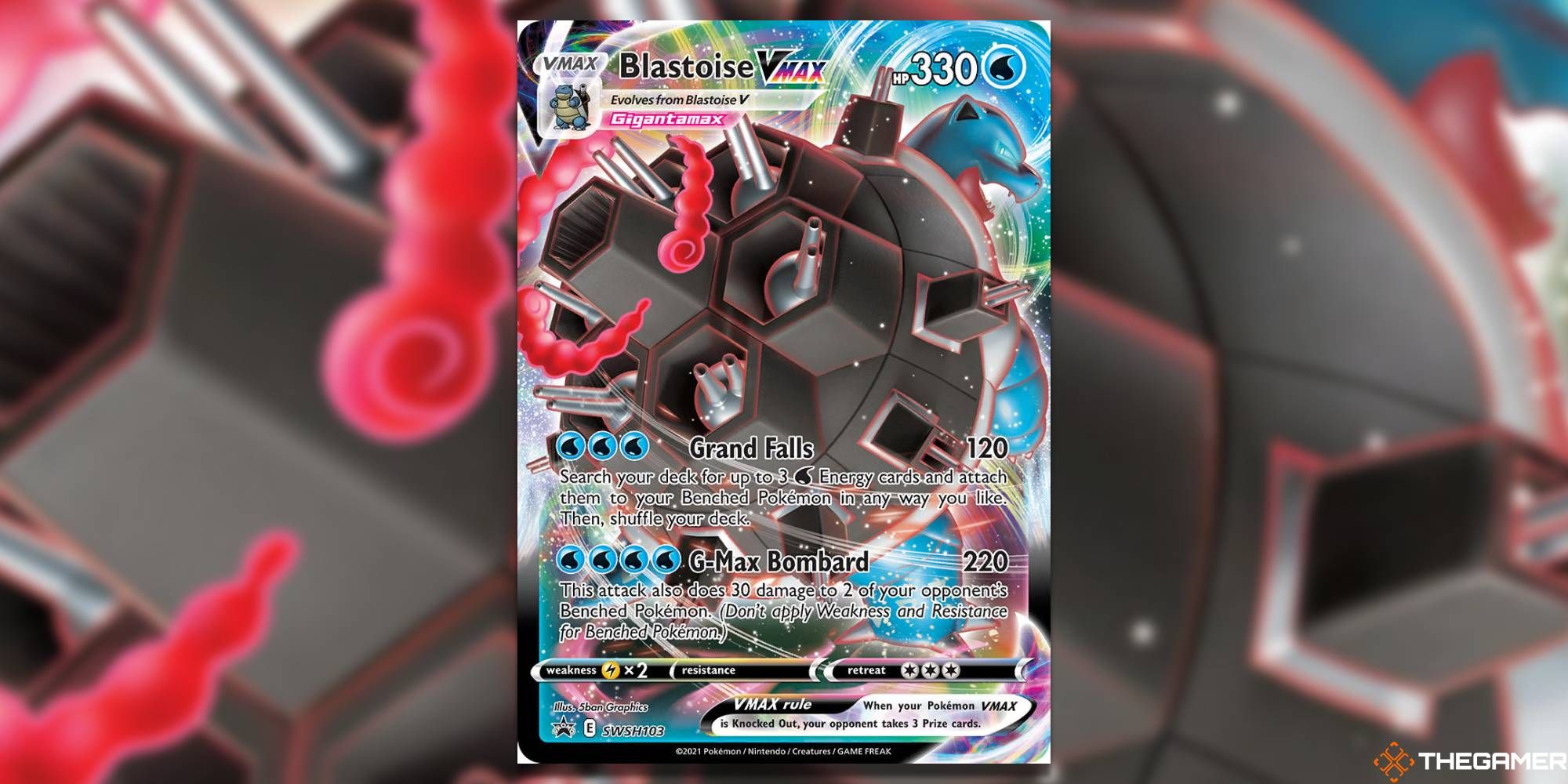 Pokemon TCG VMAX Blastoise