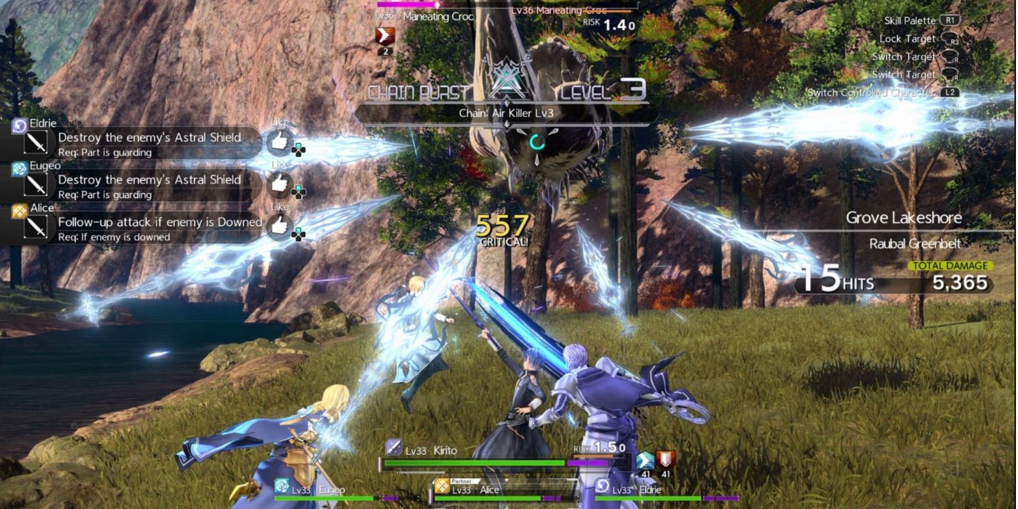 Sword Art Online Alicization Lycoris Chain Burst