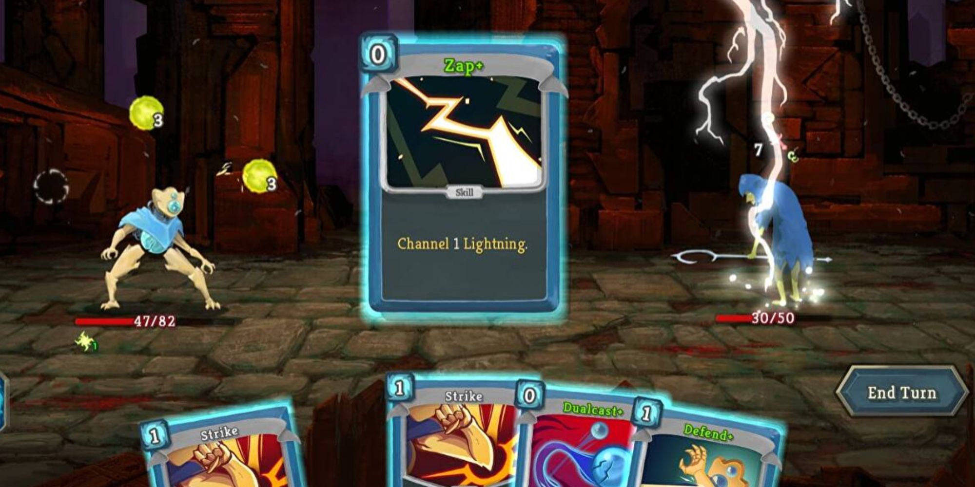 Card turn-based combat in Slay the Spire