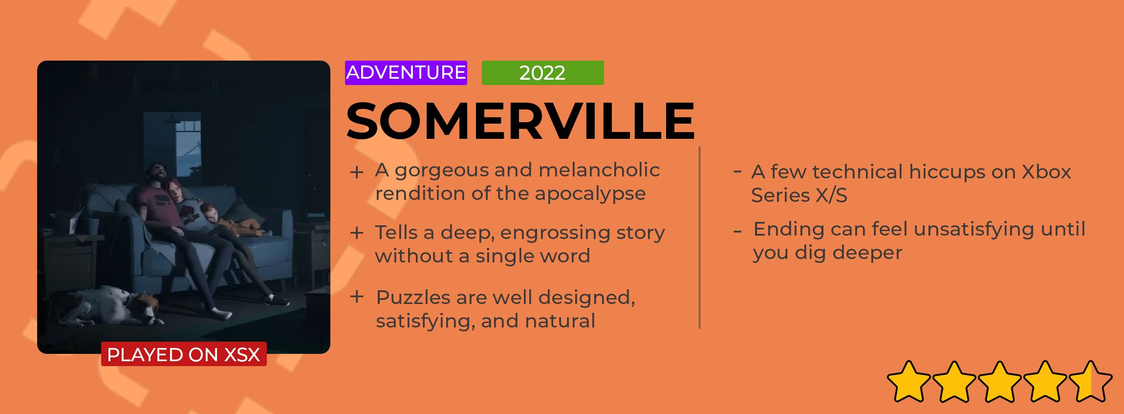 Somerville Review Card