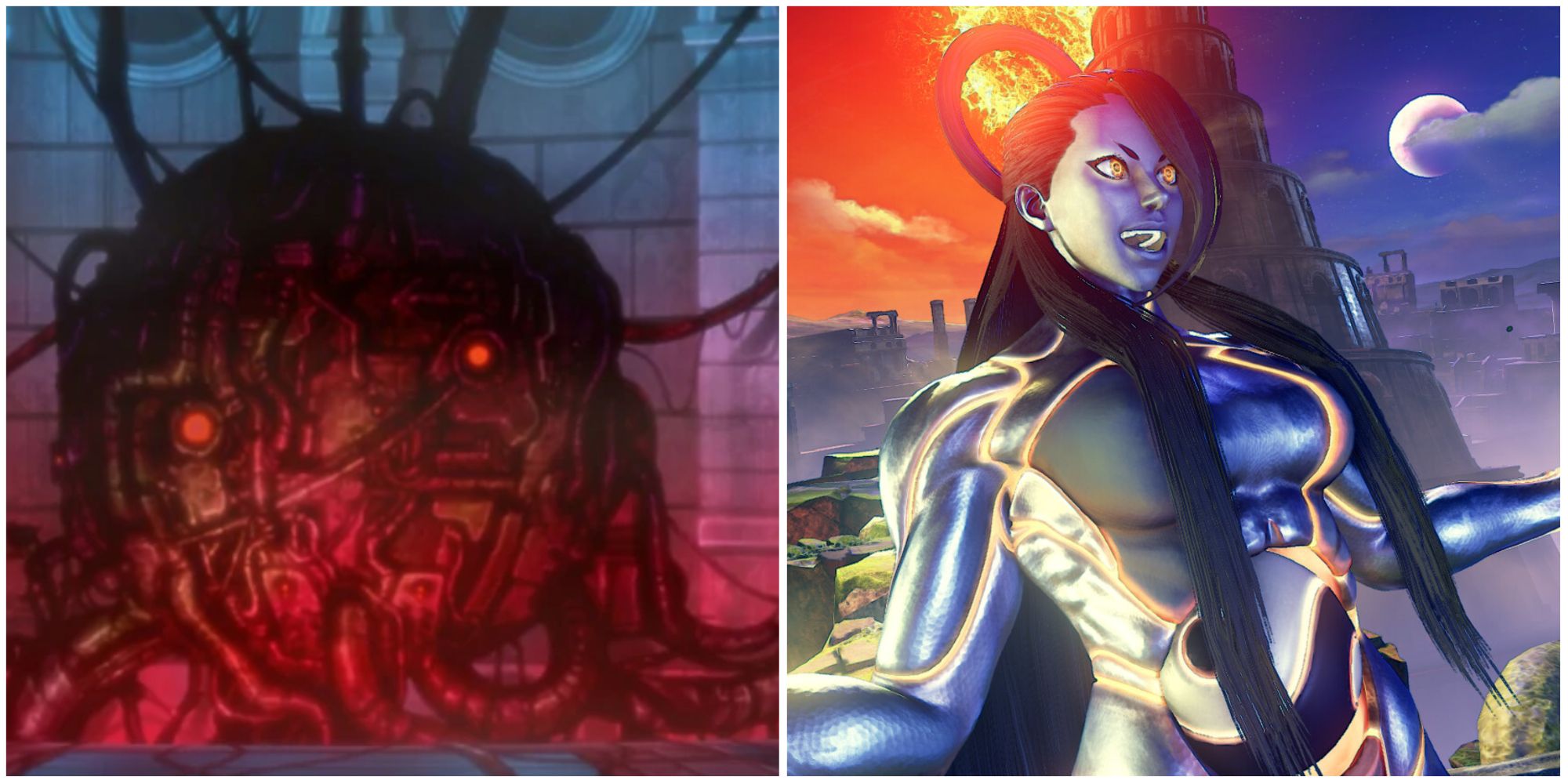 The BLECE Machine and Seth in Street Fighter