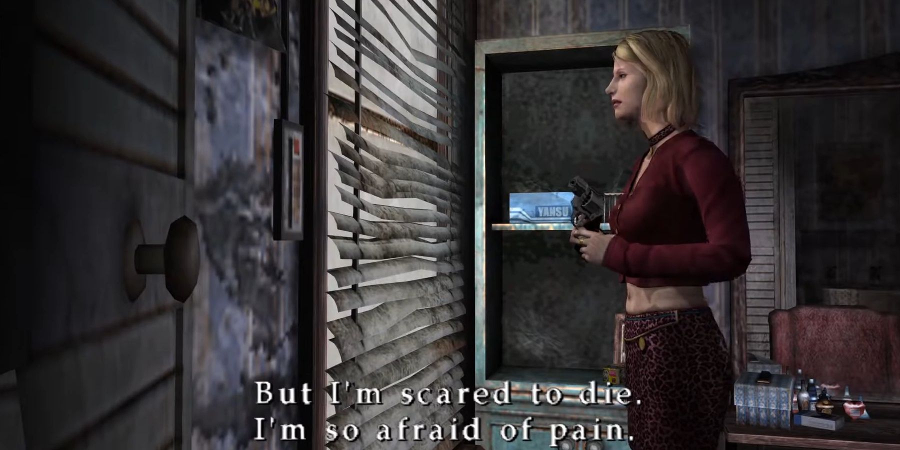 The opening scene of the Born from a Wish scenario in Silent Hill 2.
