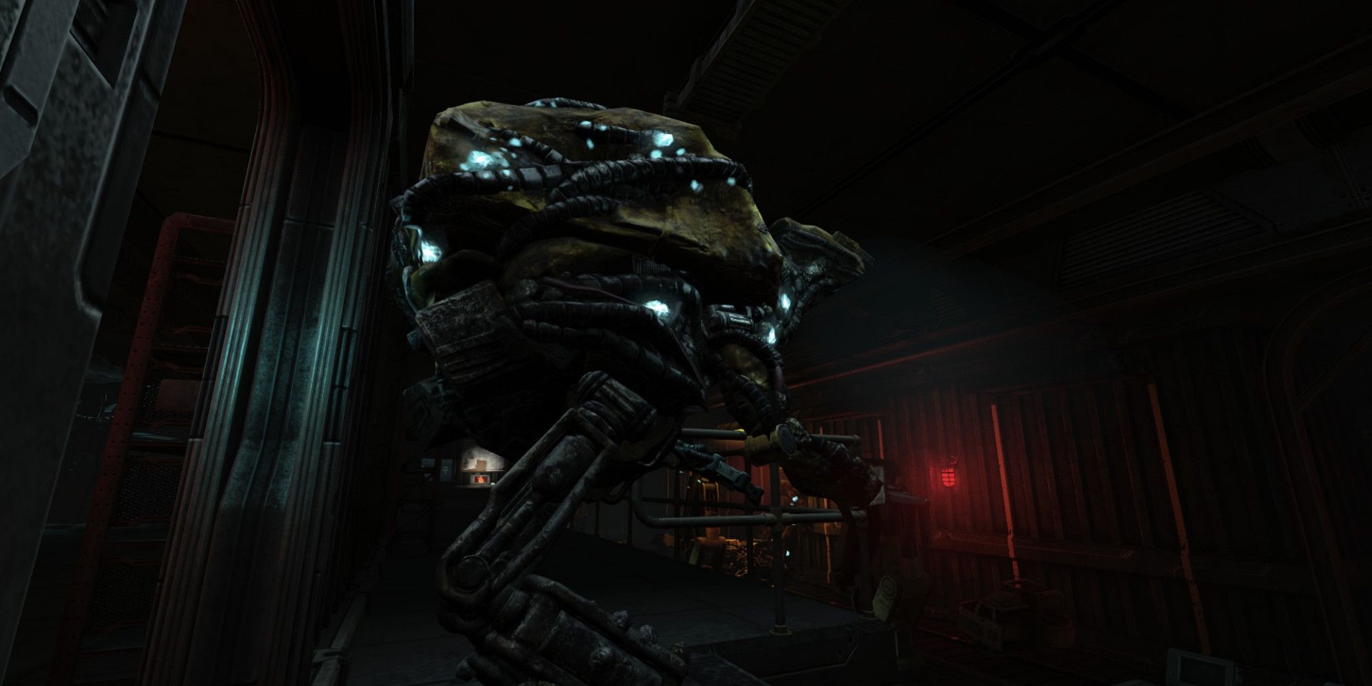 Amnesia Vs SOMA - Construct Monster Sulking Around