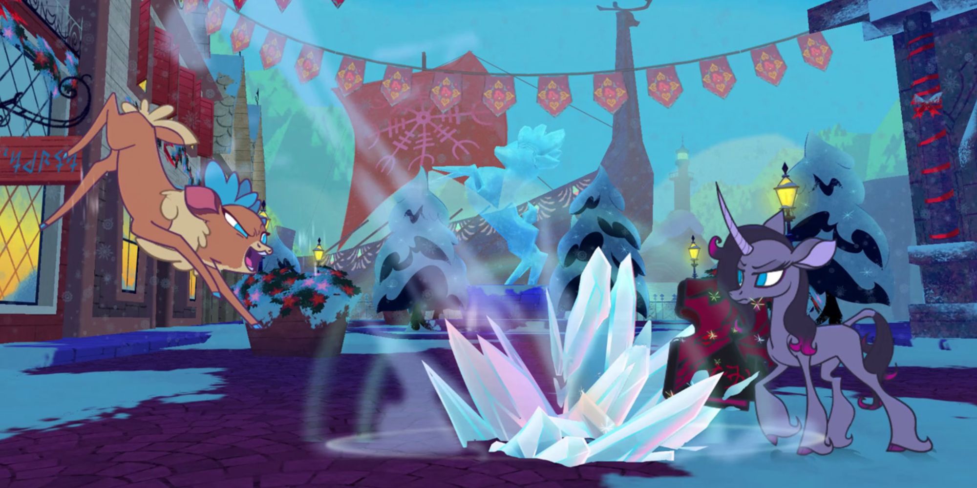 Velvet vs Oleander in Them's Fightin' Herds