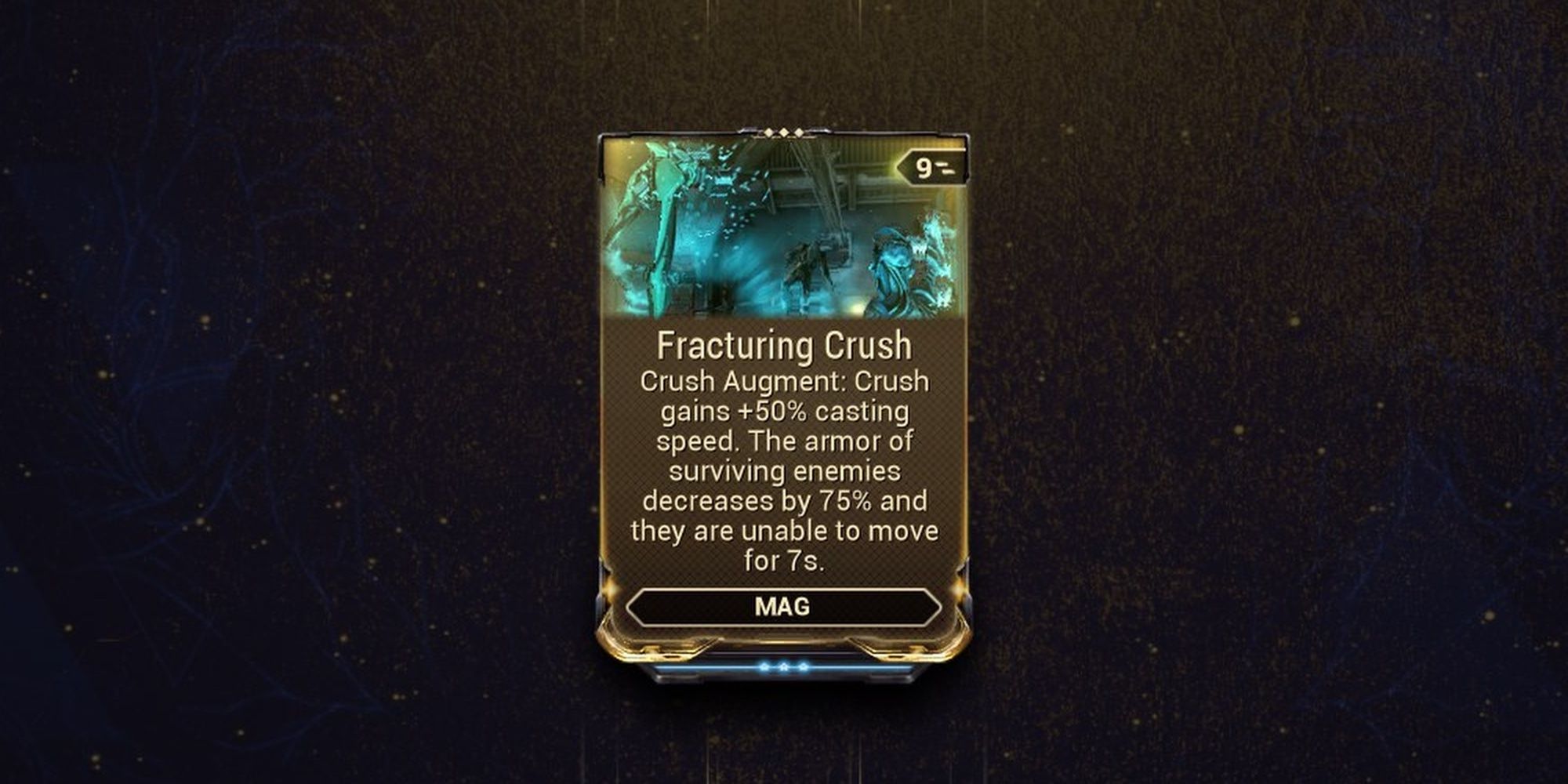 Warframe Mag Augment Fracturing Crush
