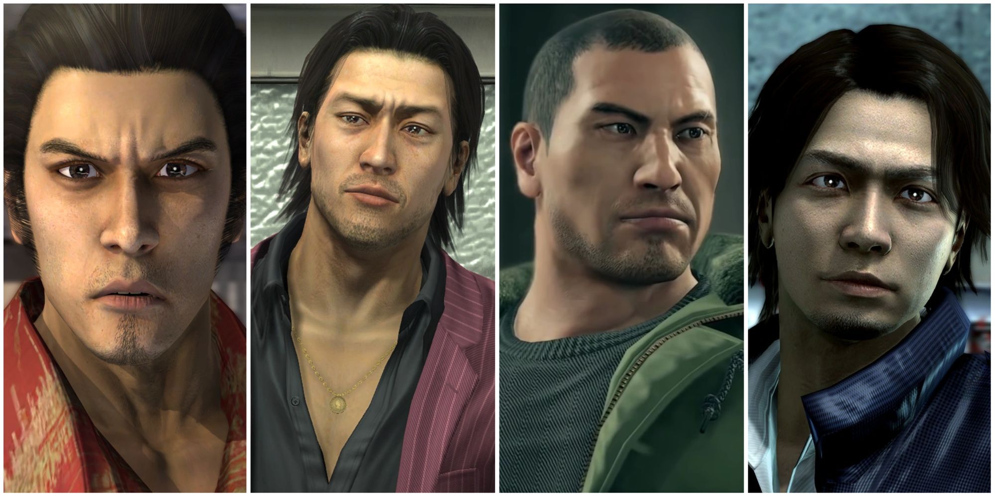 Yakuza 4 Kiryu, Akiyama, Saejima, Tanimura