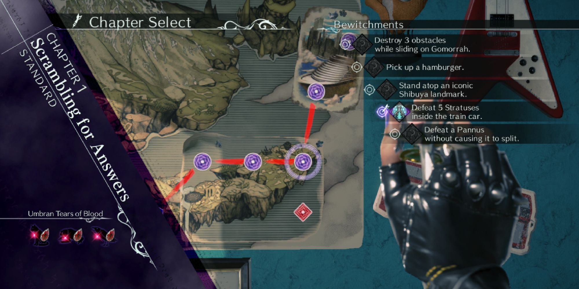 chapter 1 selection screen