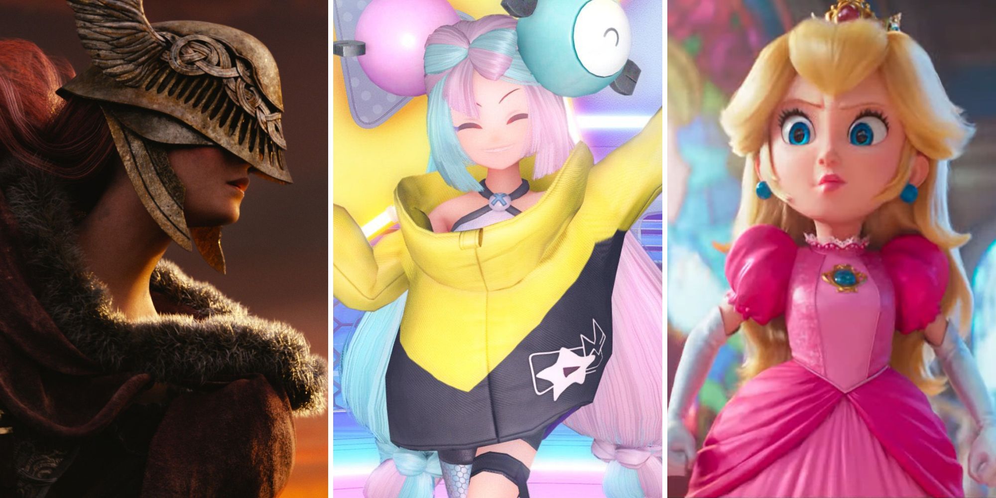 Malenia, Iono, and Princess Peach