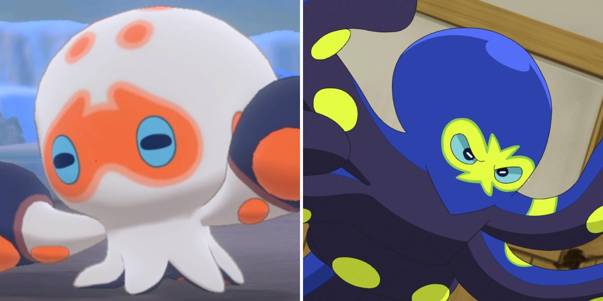 Clobbopus raises its fists and Grapploct prepares to attack