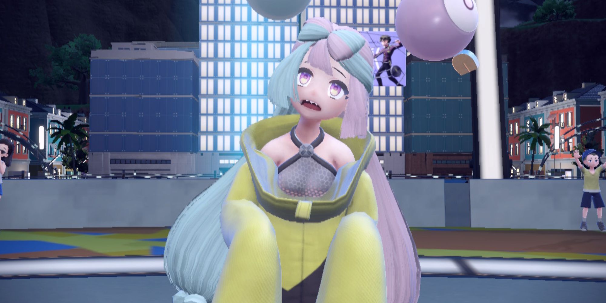  Iono looking dazed during her Gym Leader Battle