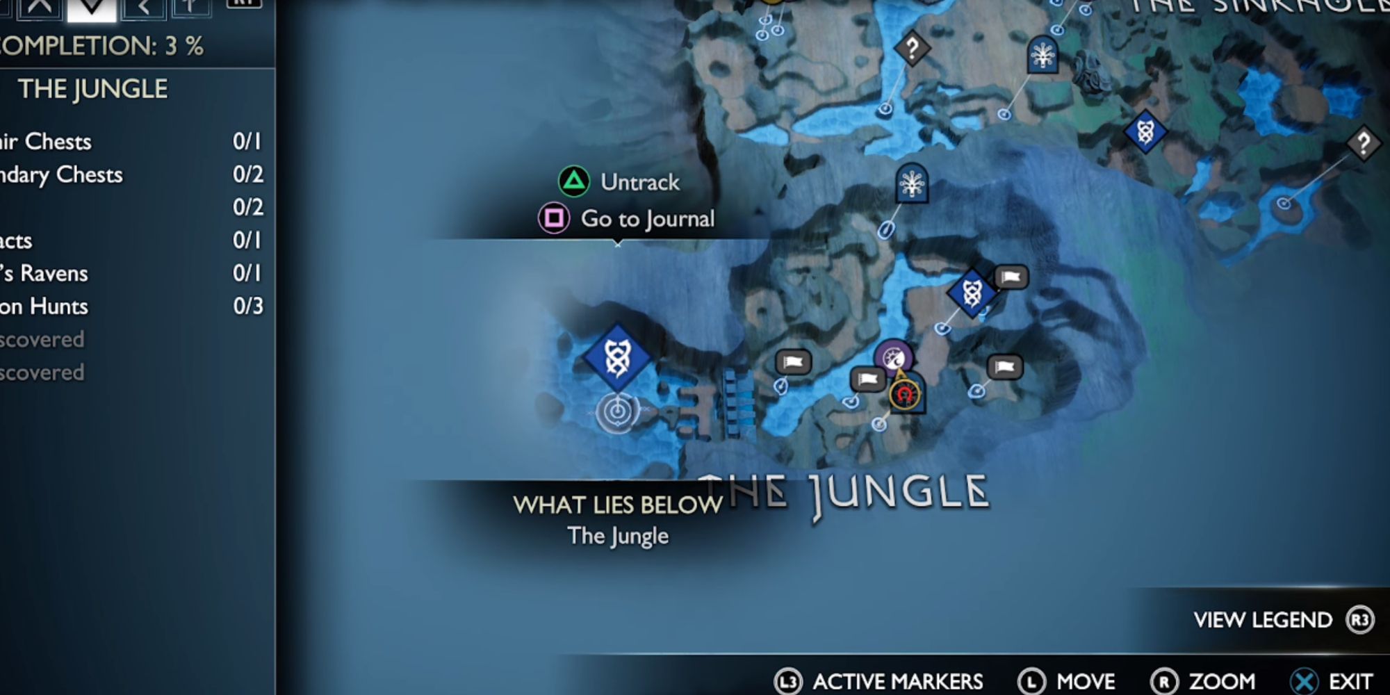 Image showing map for What Lies Below Favor.