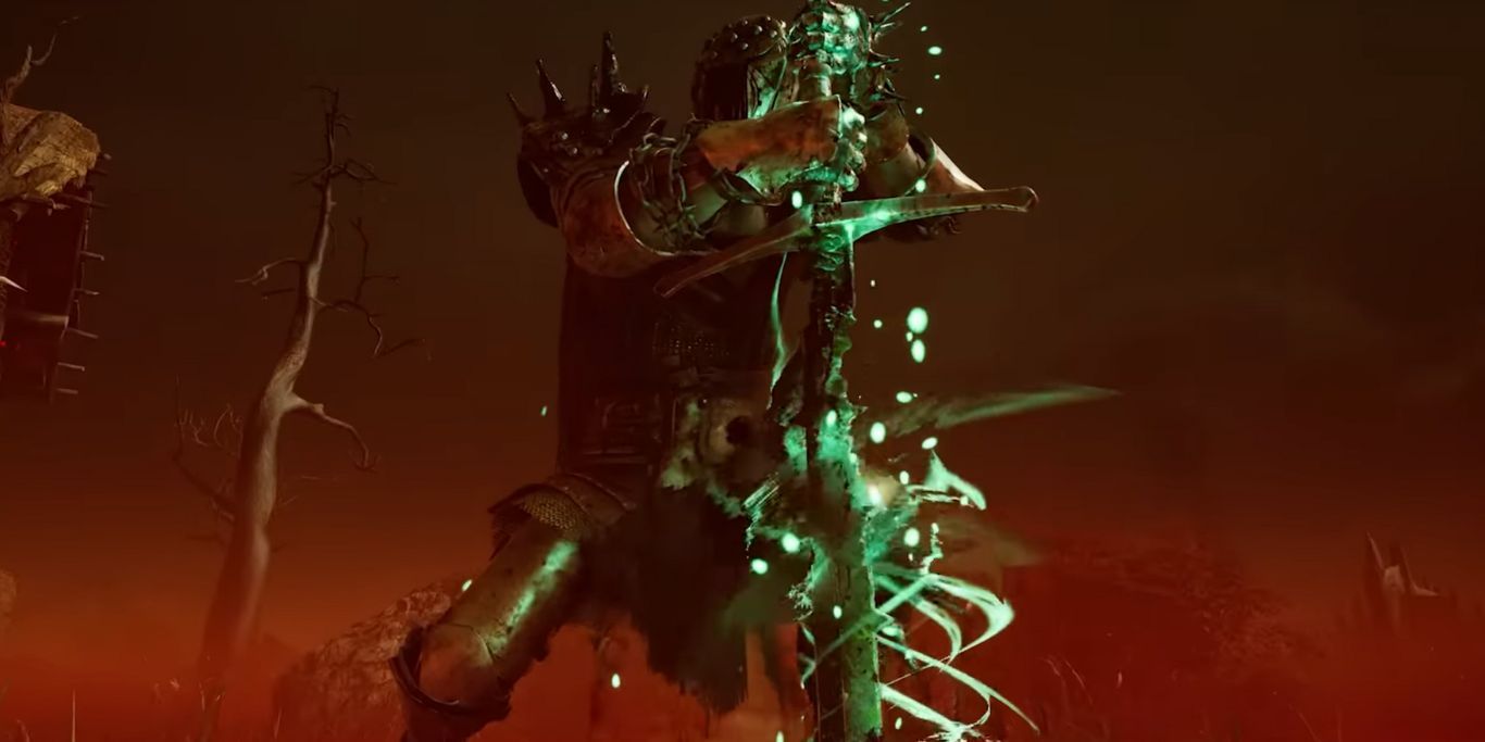 Dead By Daylight The Knight Summoning Guard With His Sword