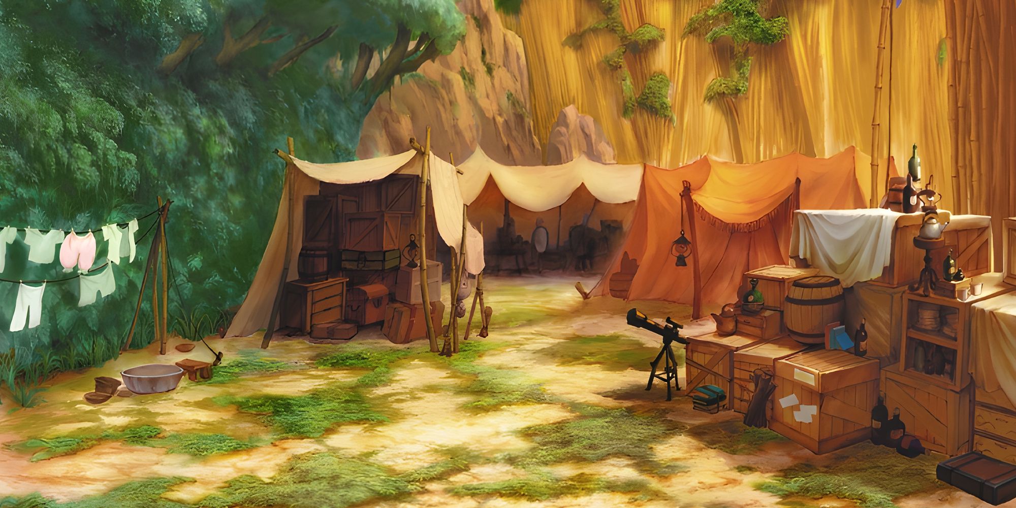 Deep Jungle kingdom hearts 1 central camp