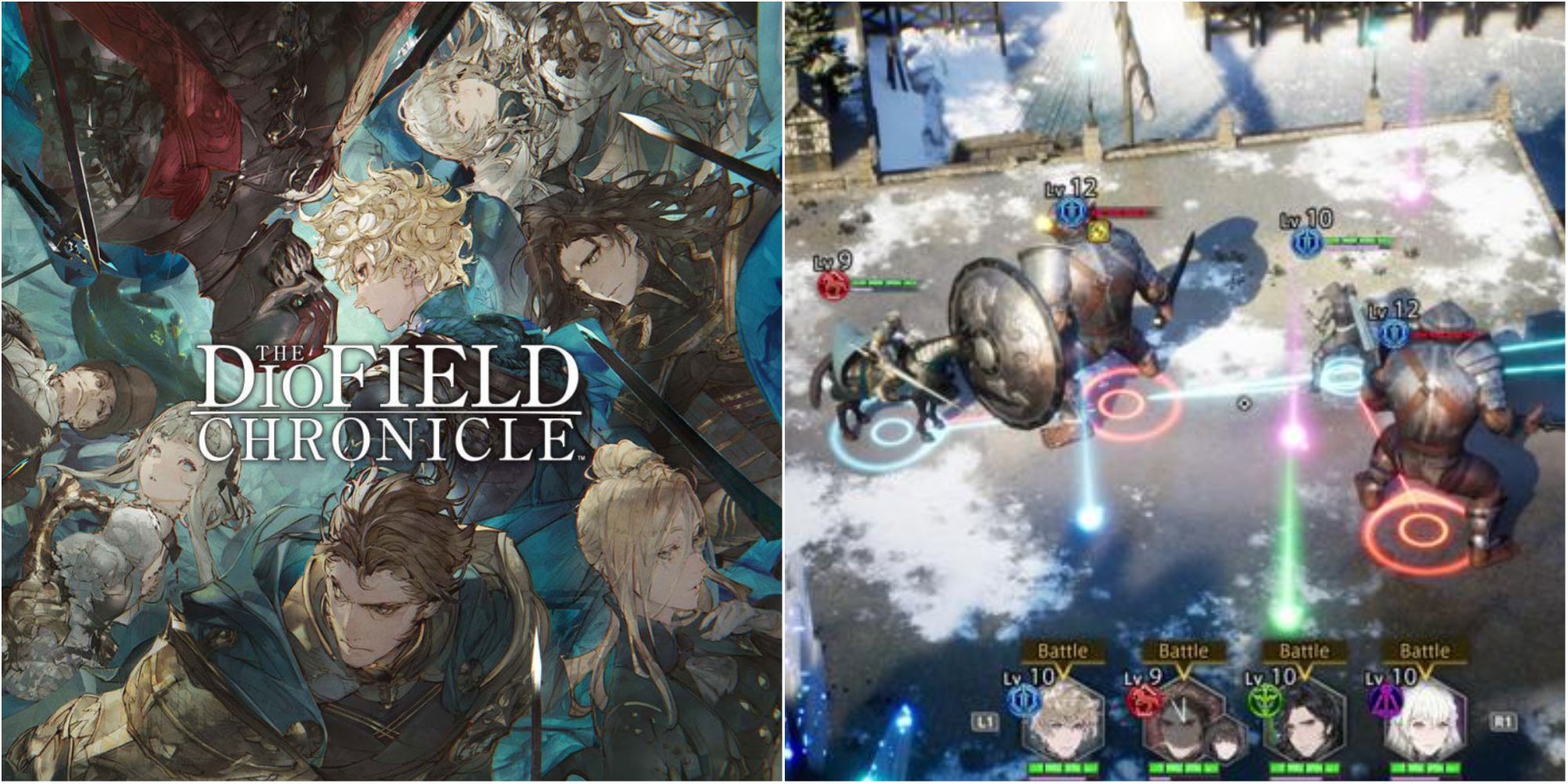 diofield chronicle cover and gameplay