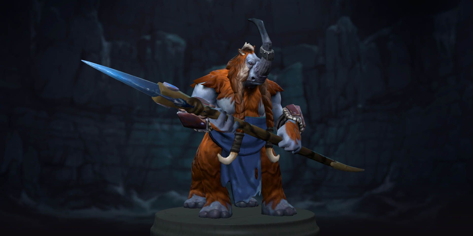Dota 2 a horned magnotaur