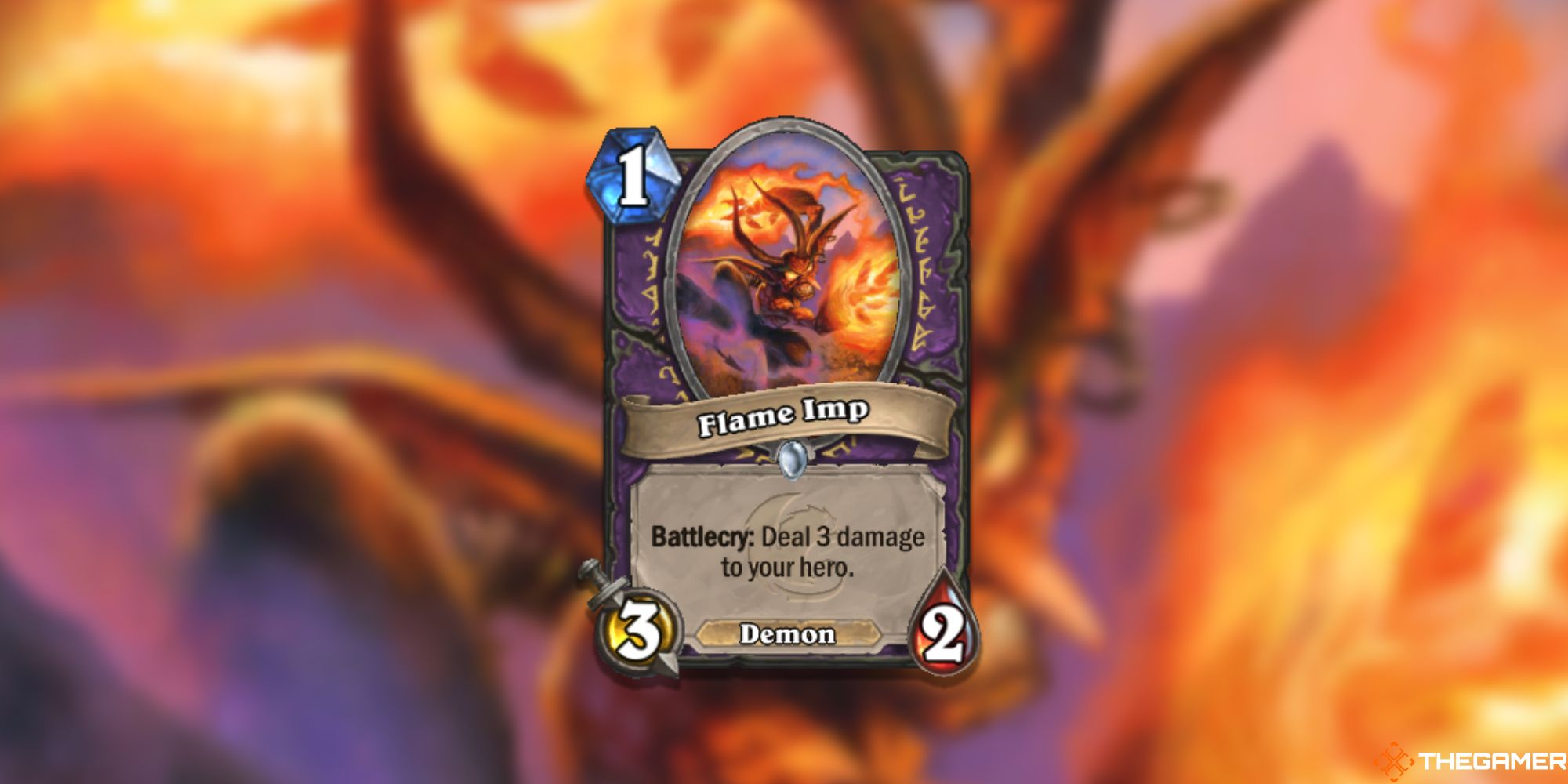 Flame Imp Hearthstone Card