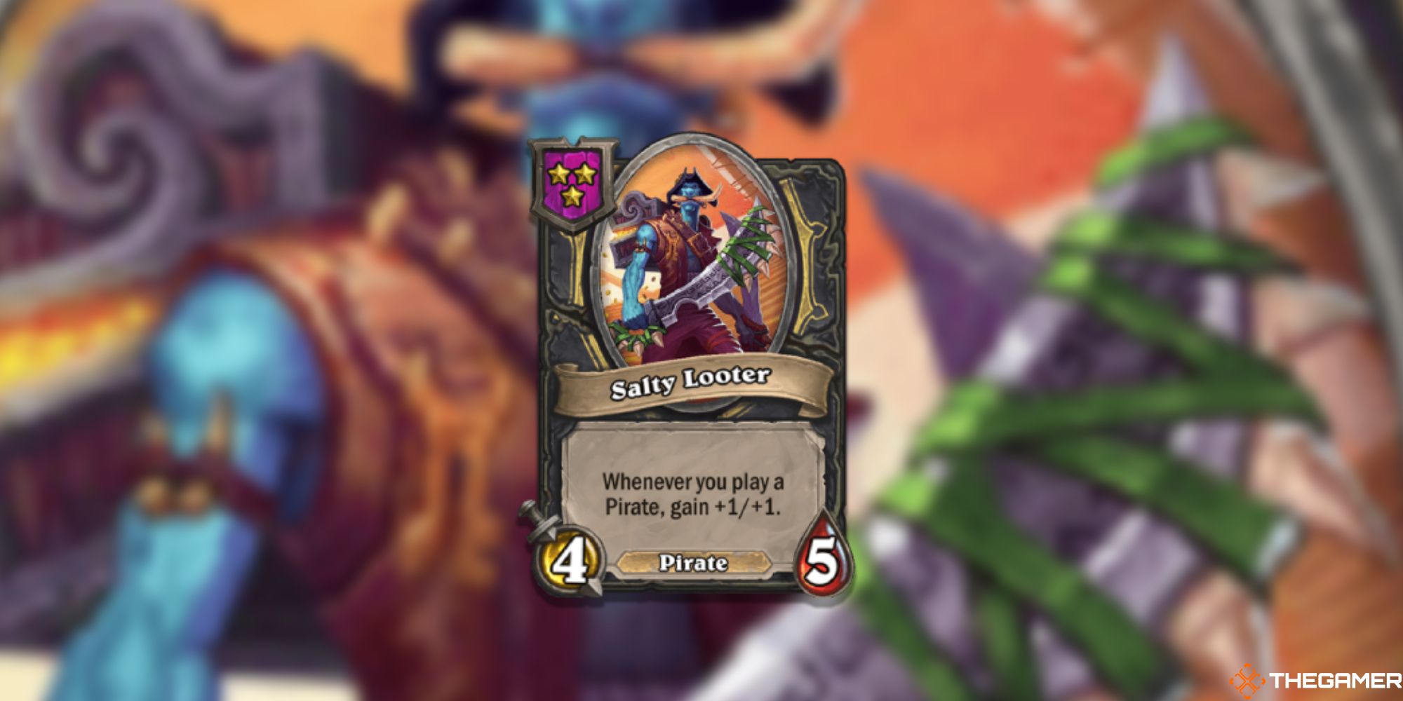 Hearthstone Battlegrounds Salty Looter