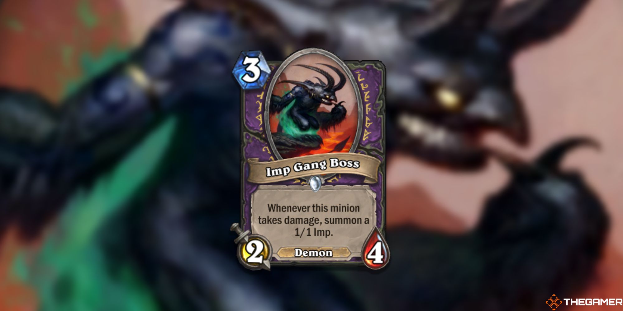 Imp Gang Boss Hearthstone Card