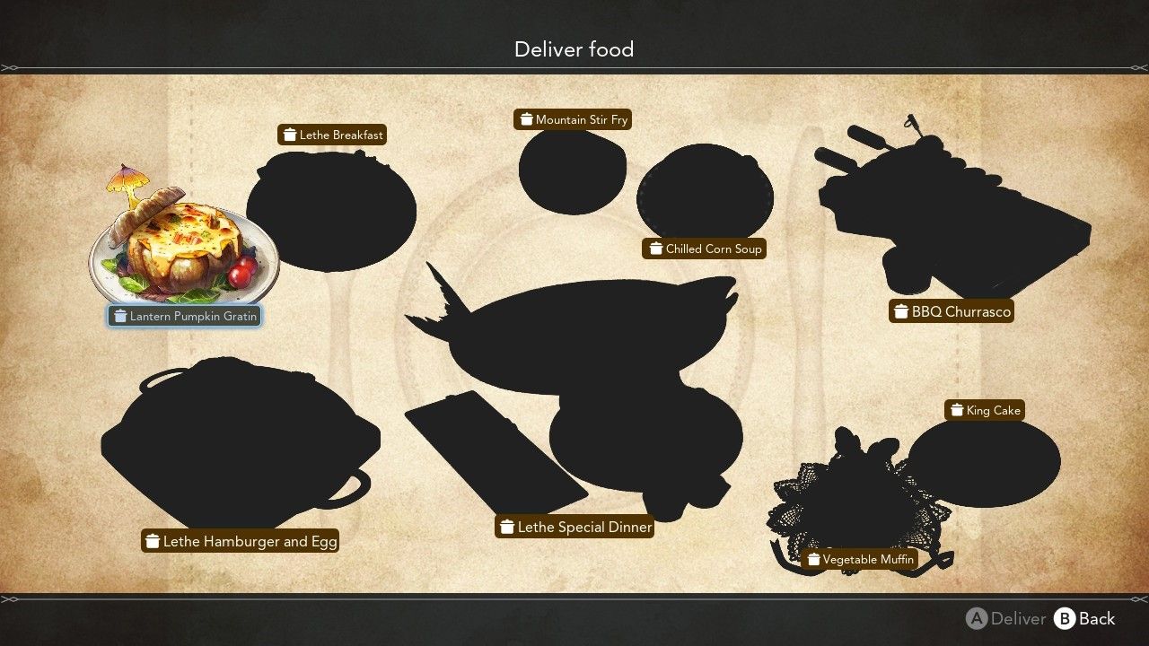 Lethe Food Delivery Harvestella
