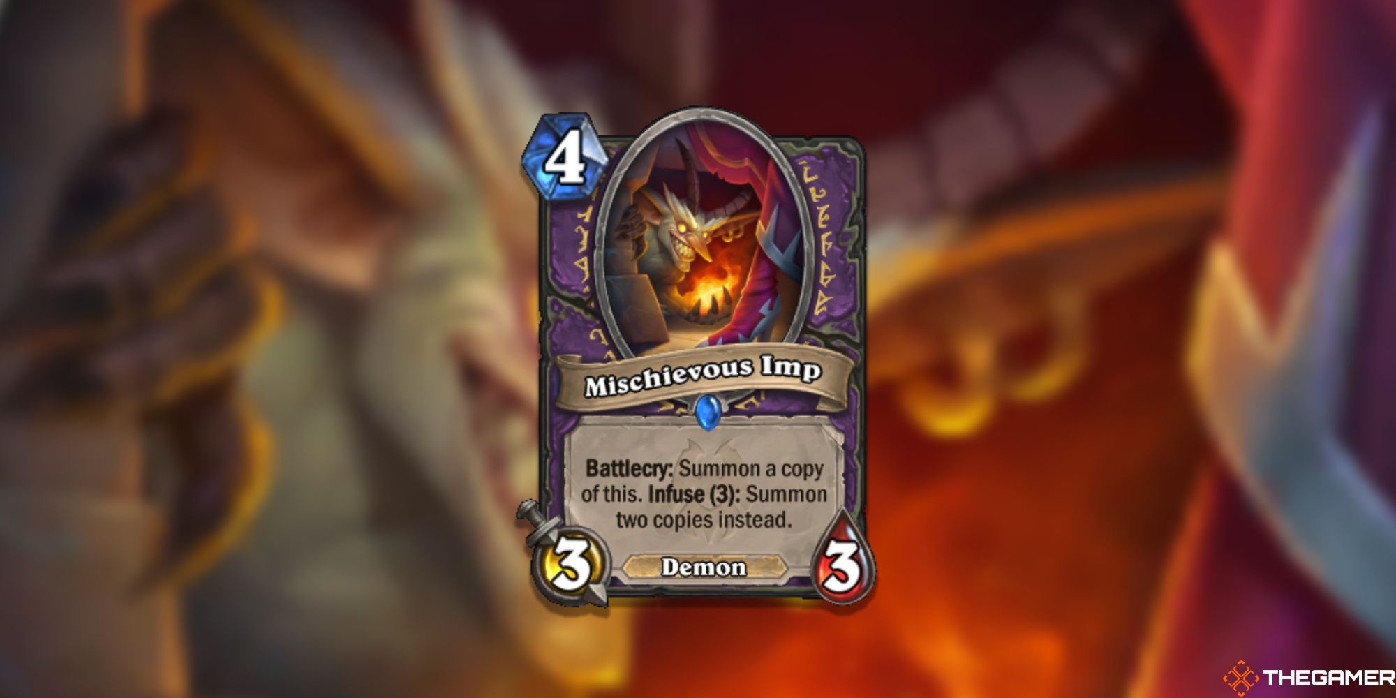 Mischievous Imp Hearthstone Card